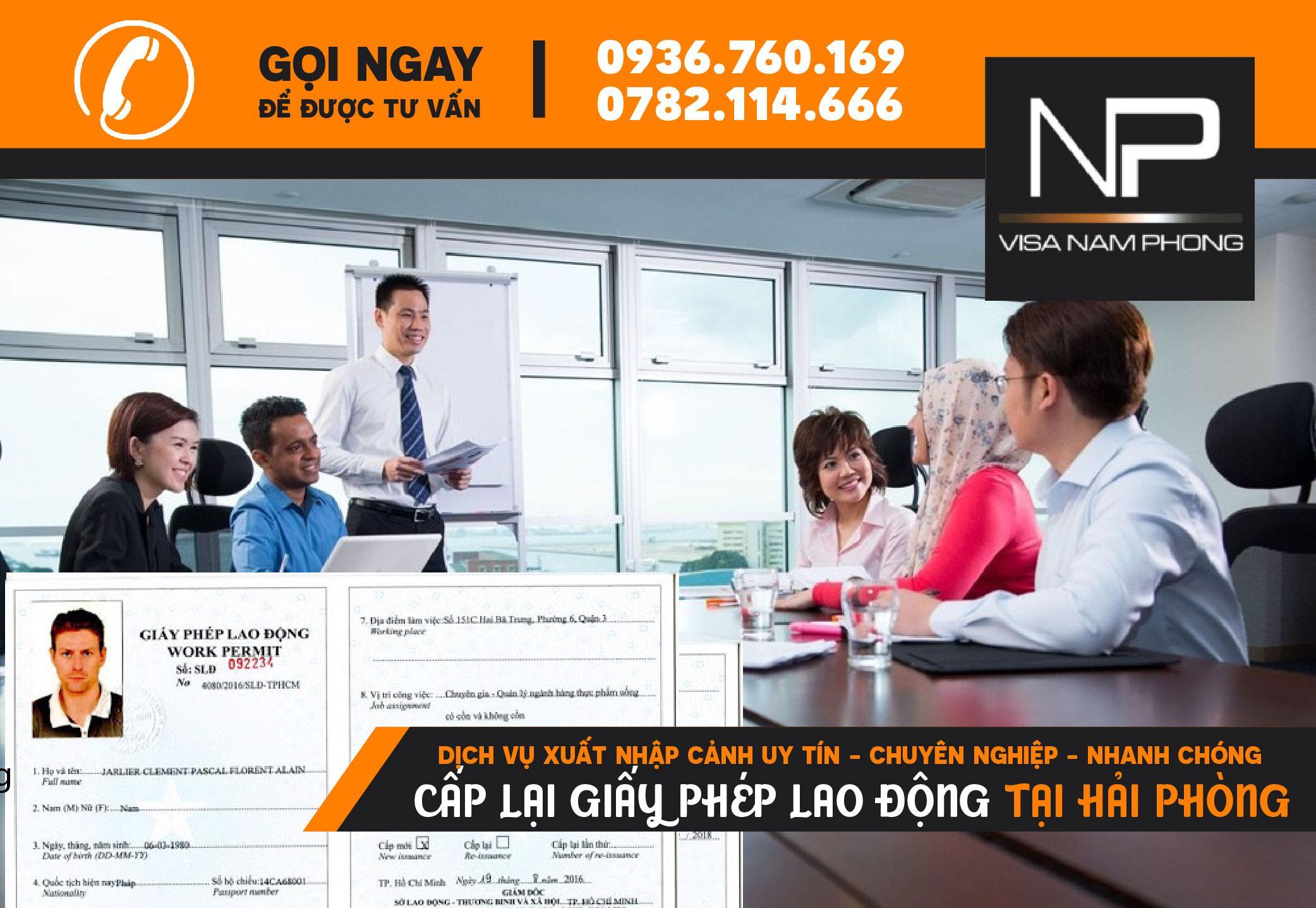 Cấp lại giấy phép lao động tại Hải Phòng