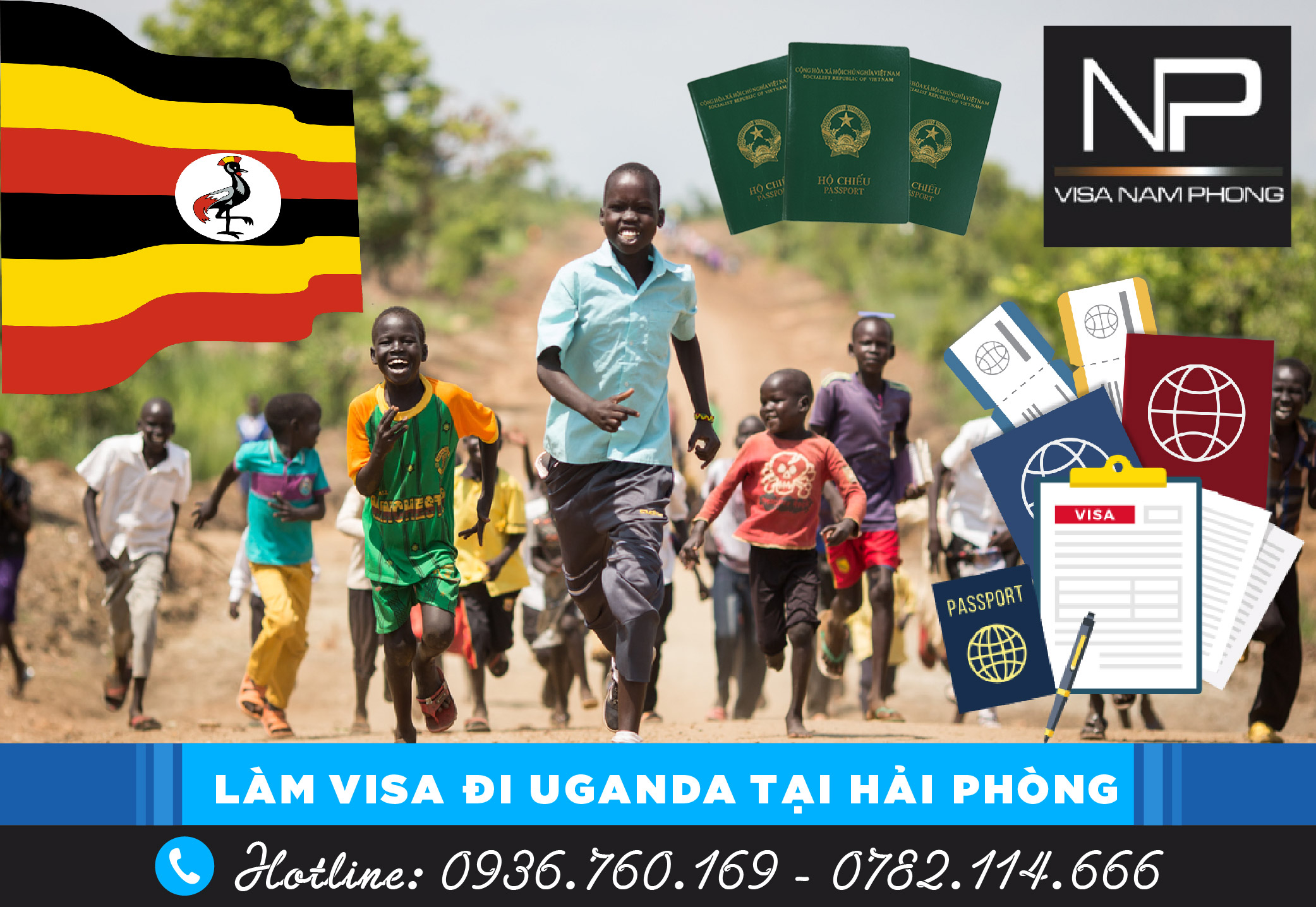 LÀM VISA ĐI UGANDA TẠI HẢI PHÒNG