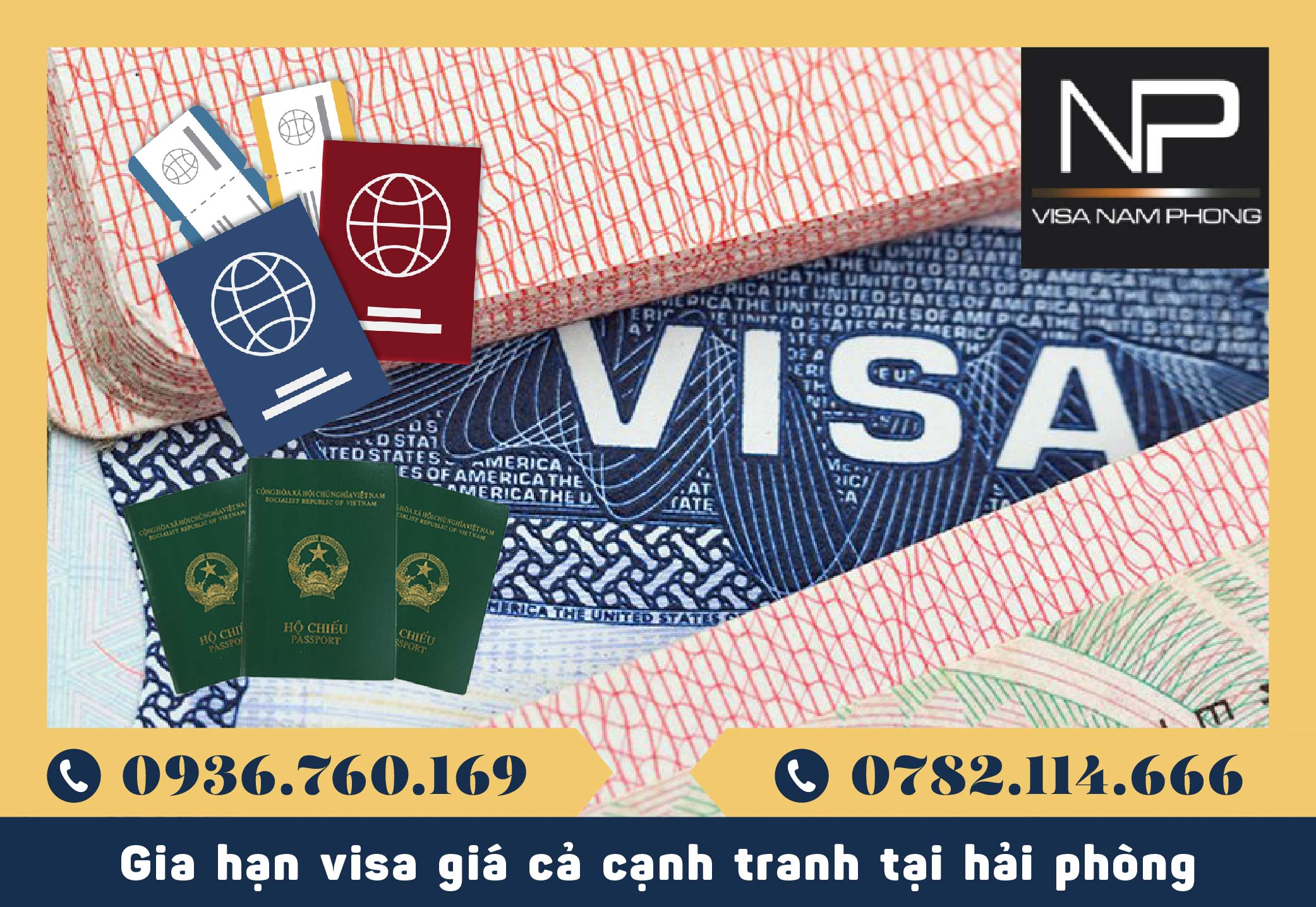 Gia hạn visa giá cả cạnh tranh tại hải phòng