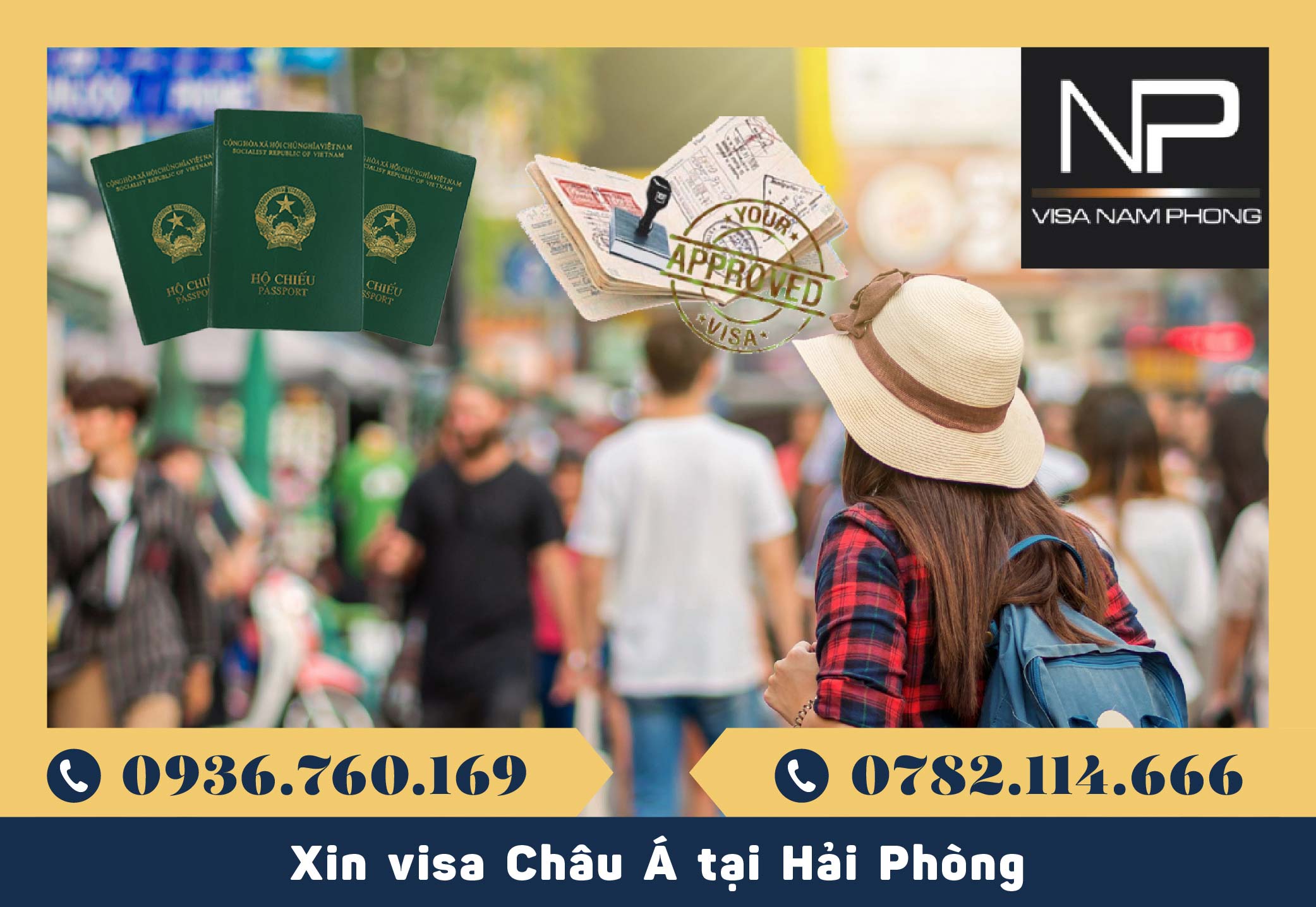 Xin visa Châu Á tại Hải Phòng
