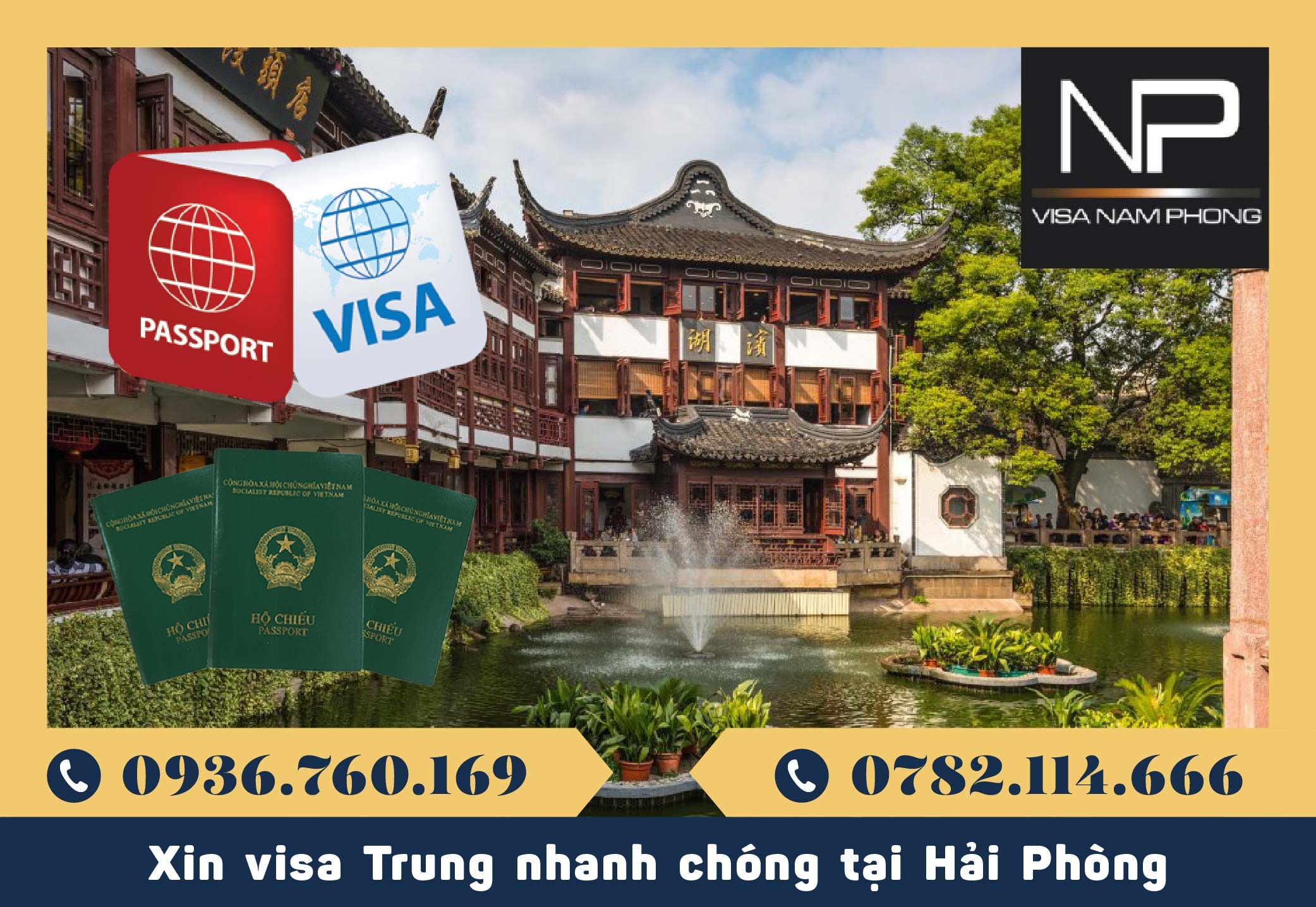 Xin visa Trung nhanh chóng tại Hải Phòng