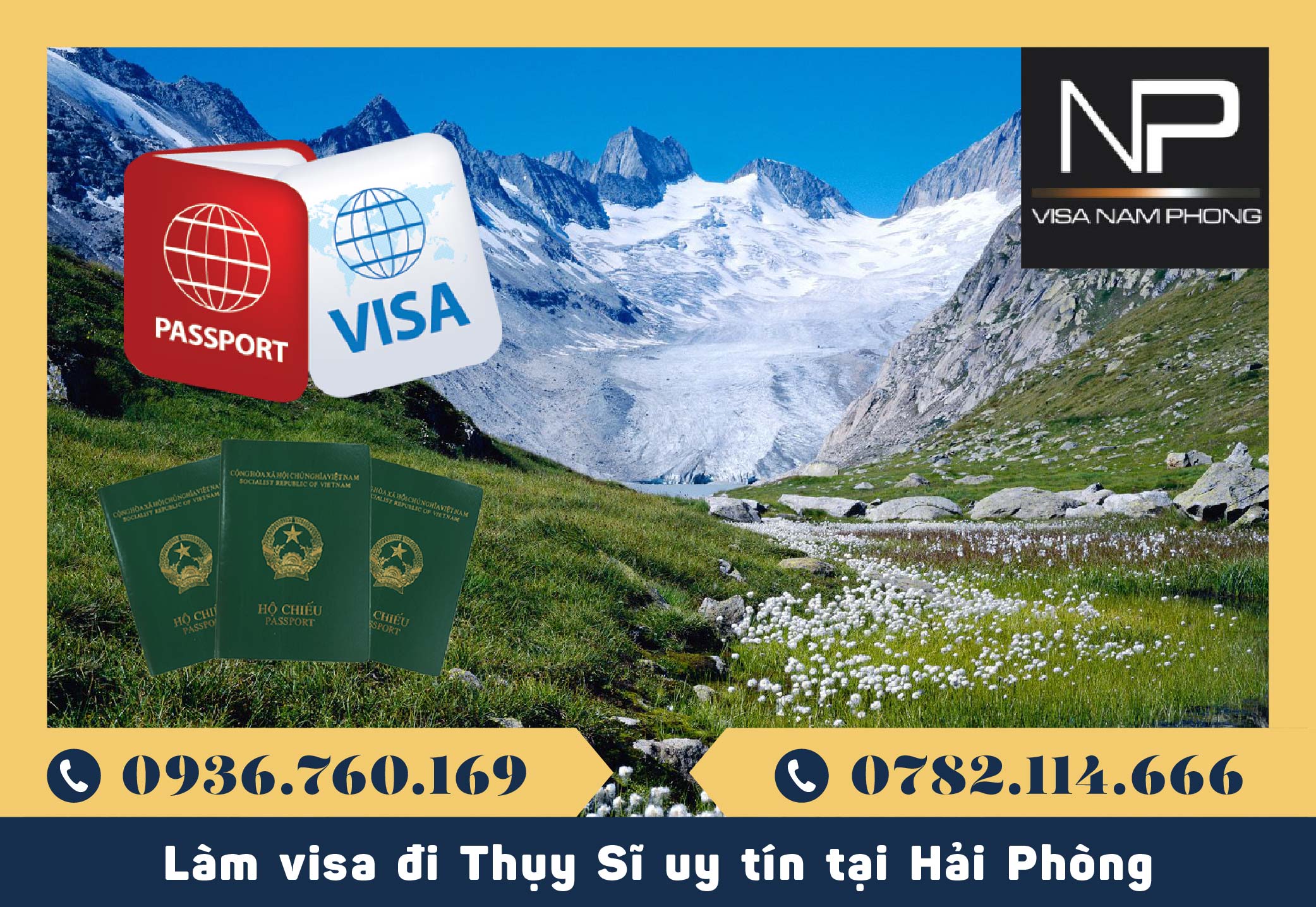 Làm visa đi Thụy Sĩ uy tín tại Hải Phòng