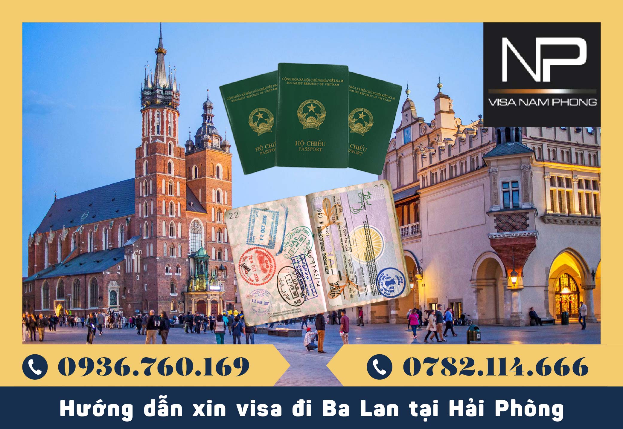 Hướng dẫn xin visa đi Ba Lan tại Hải Phòng