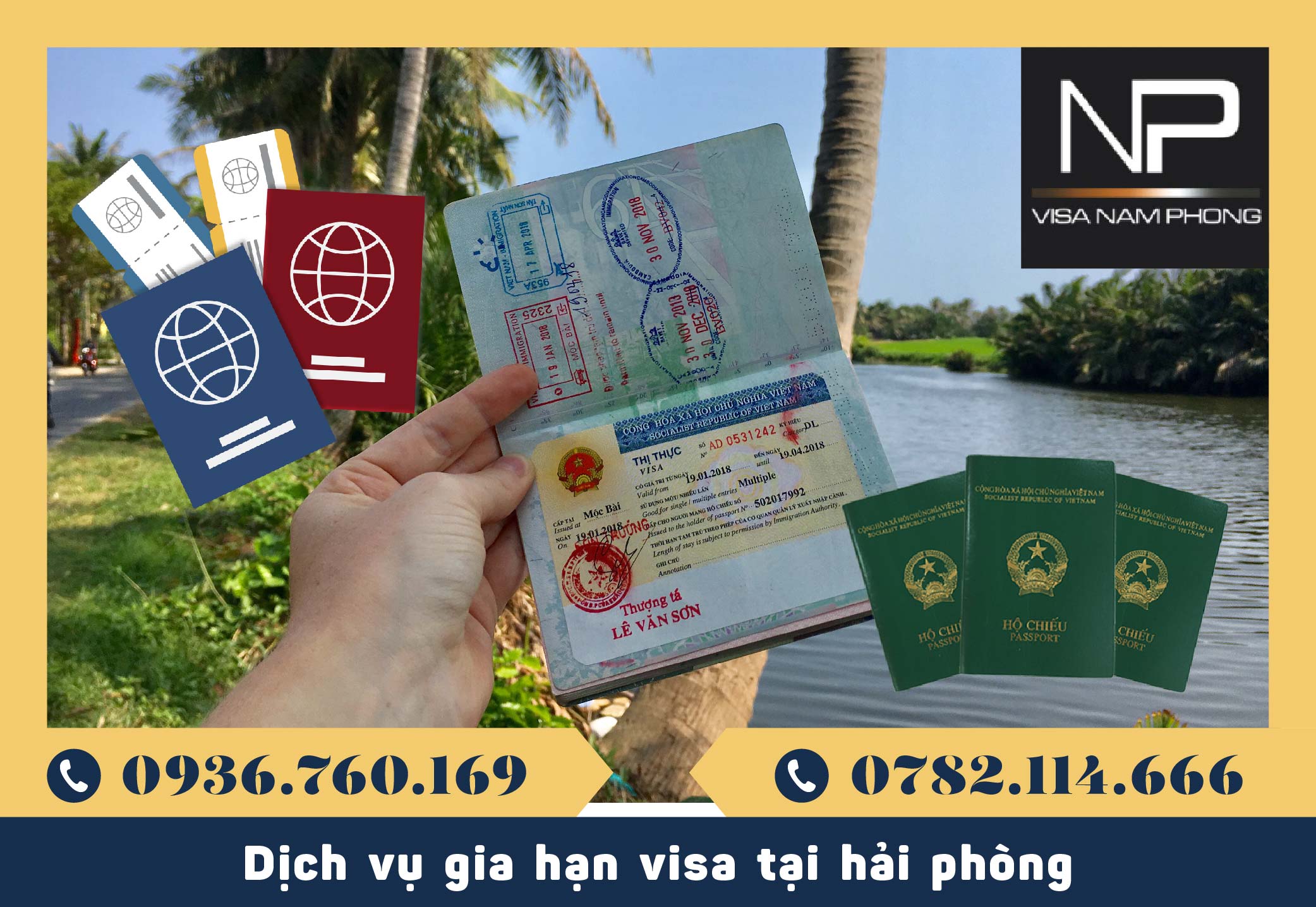 Dịch vụ gia hạn visa tại hải phòng