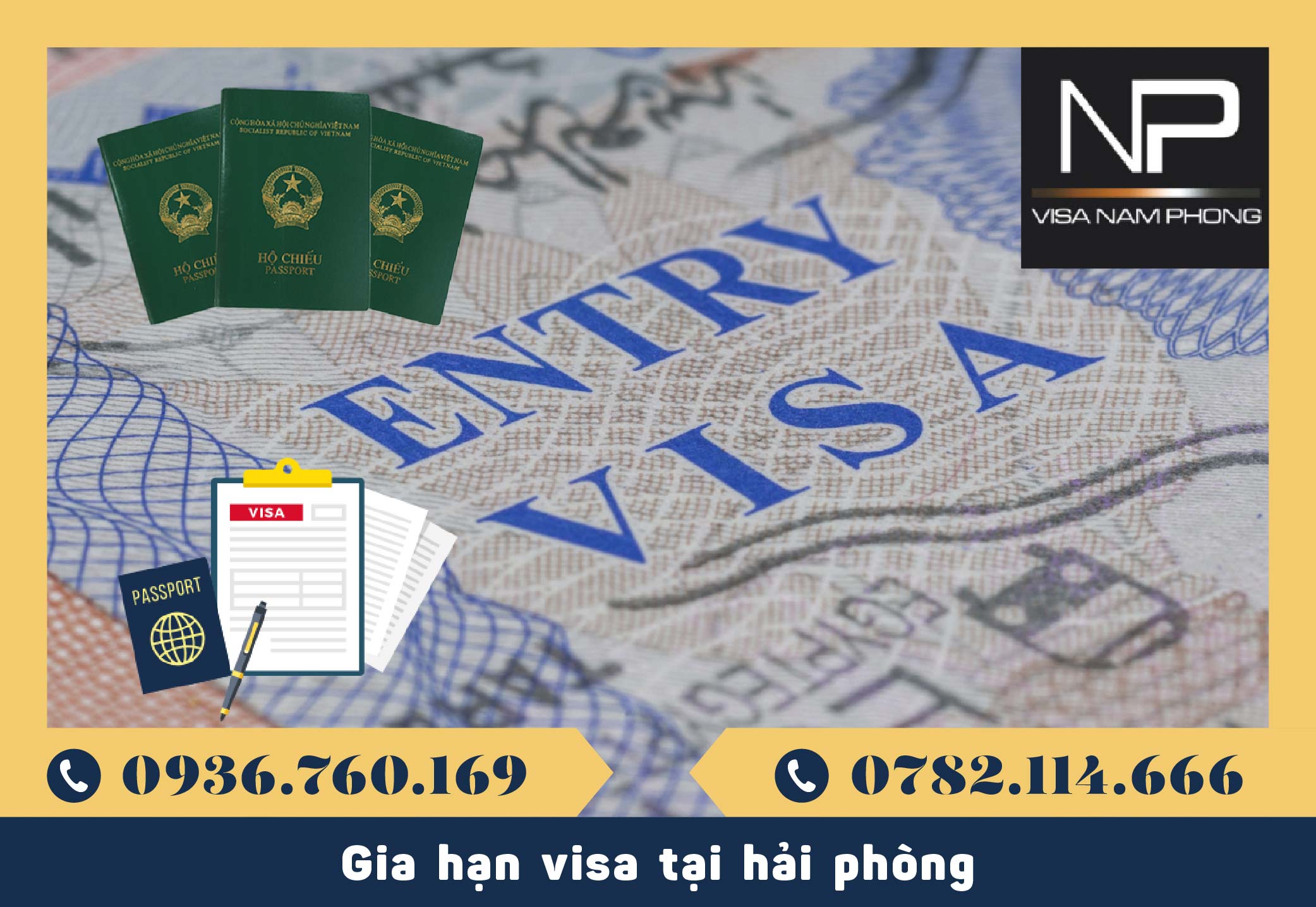 Gia hạn visa tại hải phòng