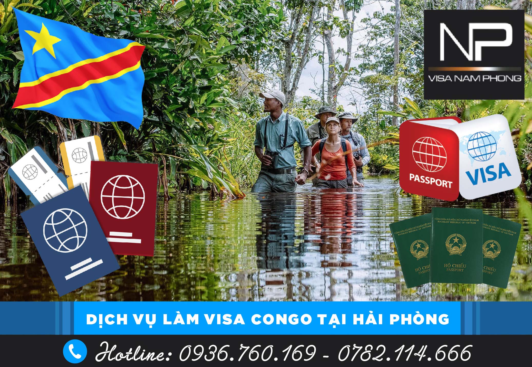 Dịch vụ làm visa Congo tại Hải Phòng