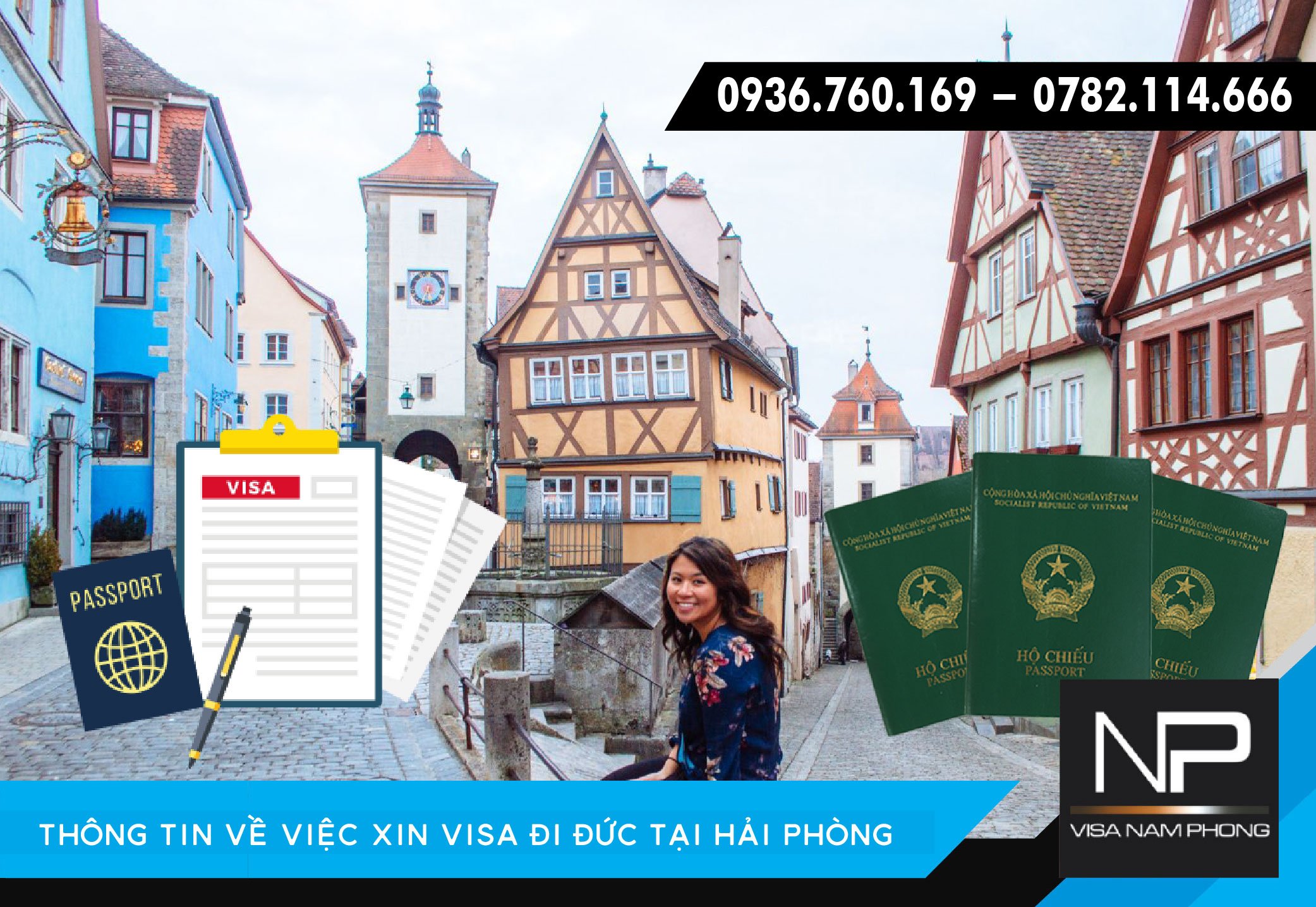 Thông tin về việc xin visa đi Đức tại Hải Phòng