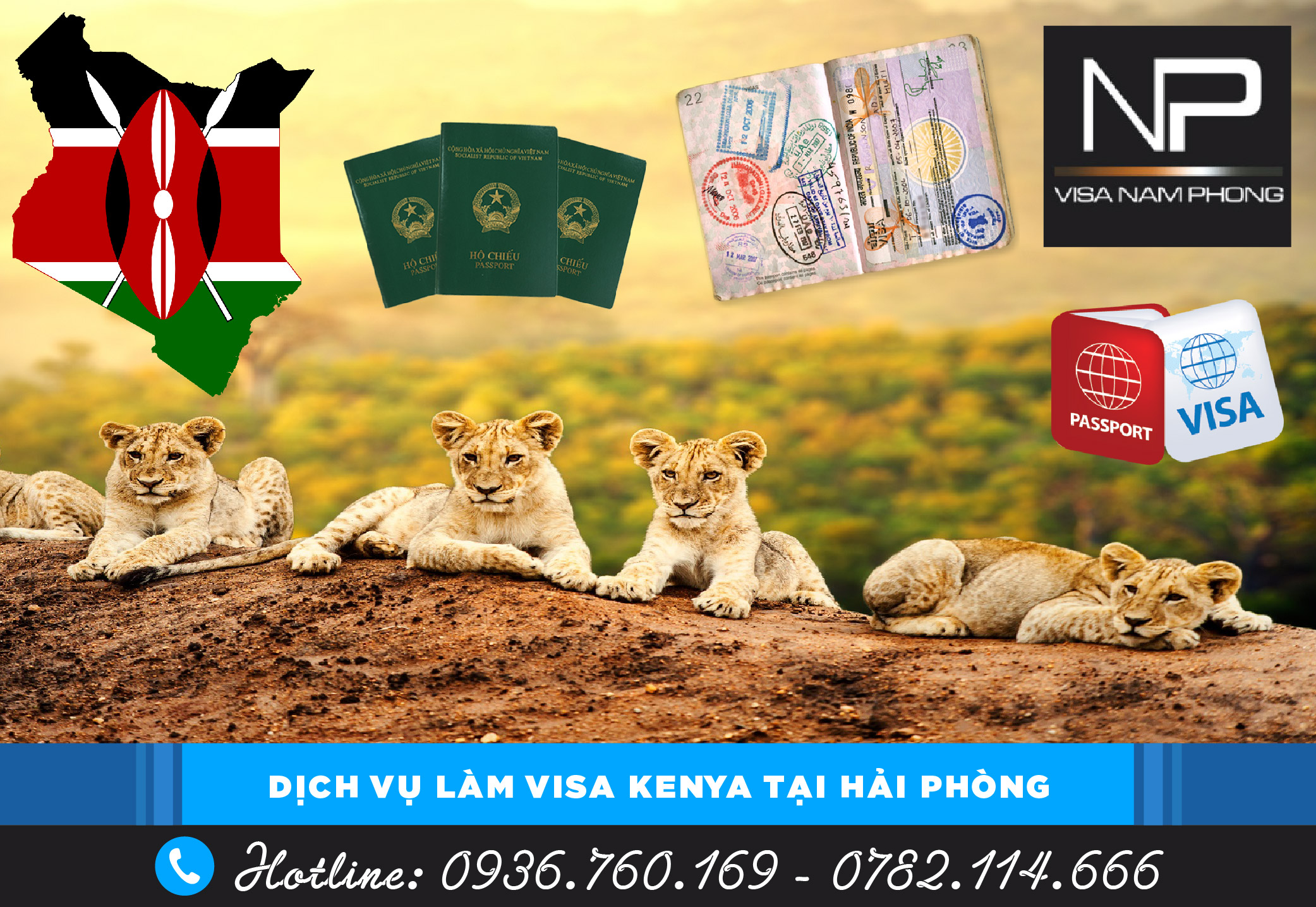 Dịch vụ làm visa Kenya tại Hải Phòng