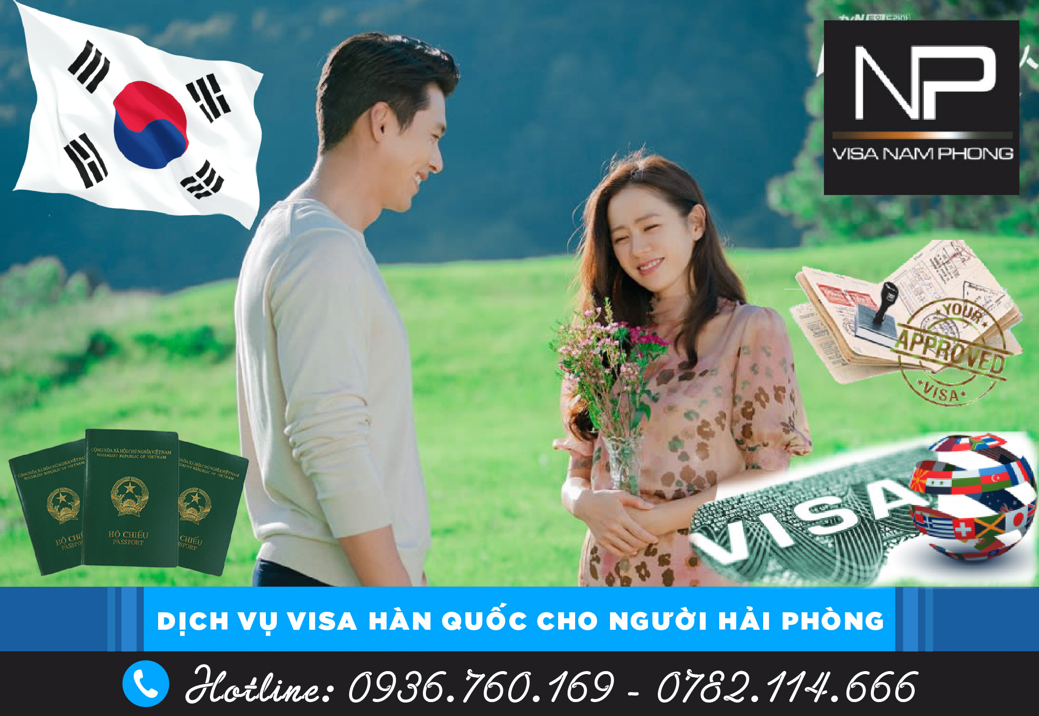 Dịch vụ visa Hàn Quốc cho người Hải Phòng