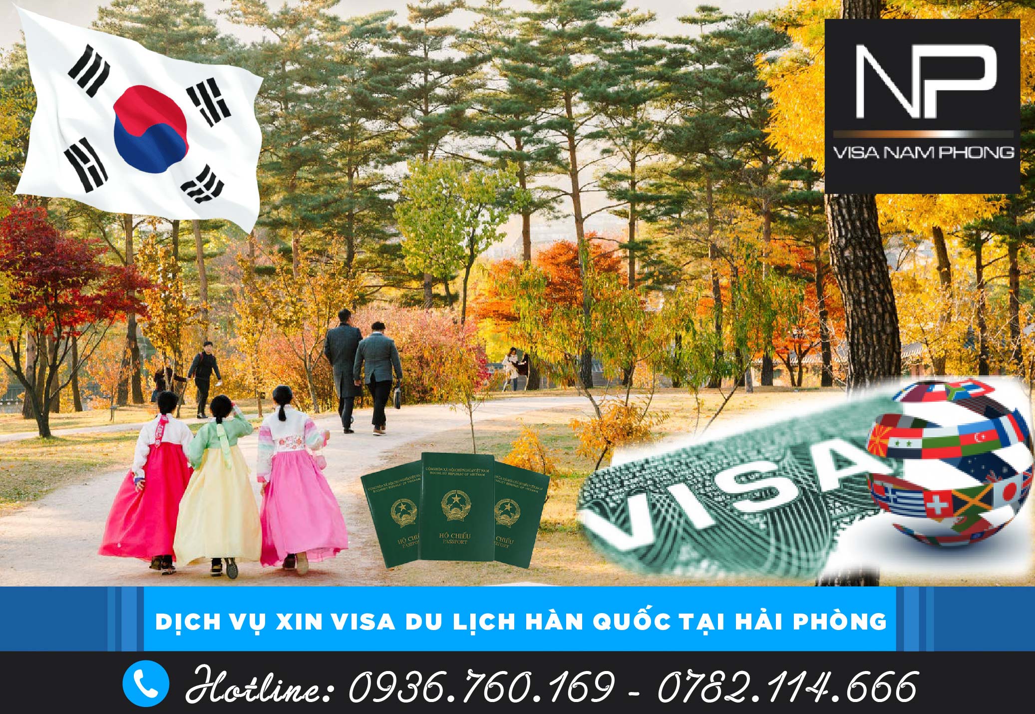Dịch Vụ Xin Visa Du Lịch Hàn Quốc tại Hải Phòng