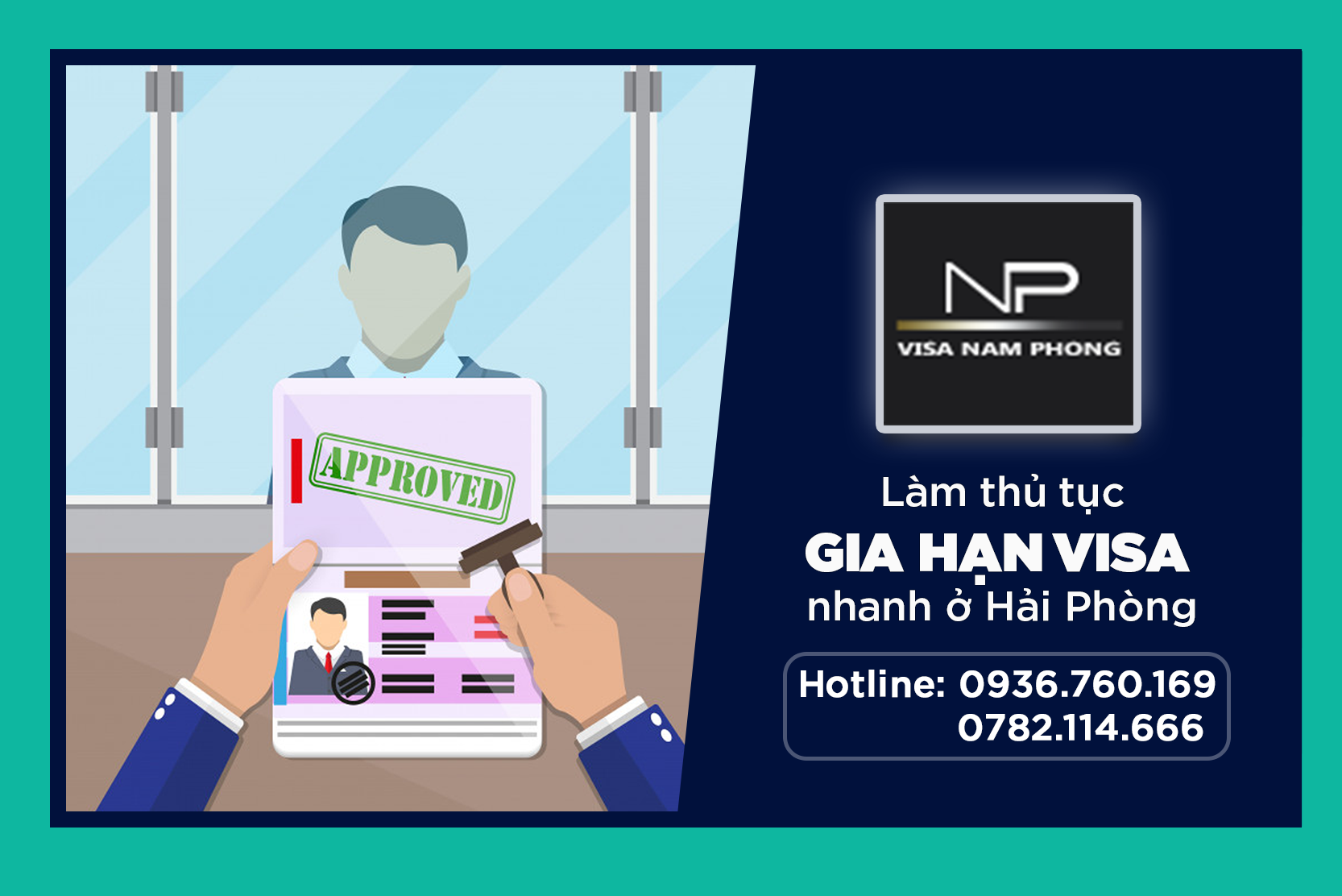 Làm thủ tục gia hạn visa nhanh ở hải phòng