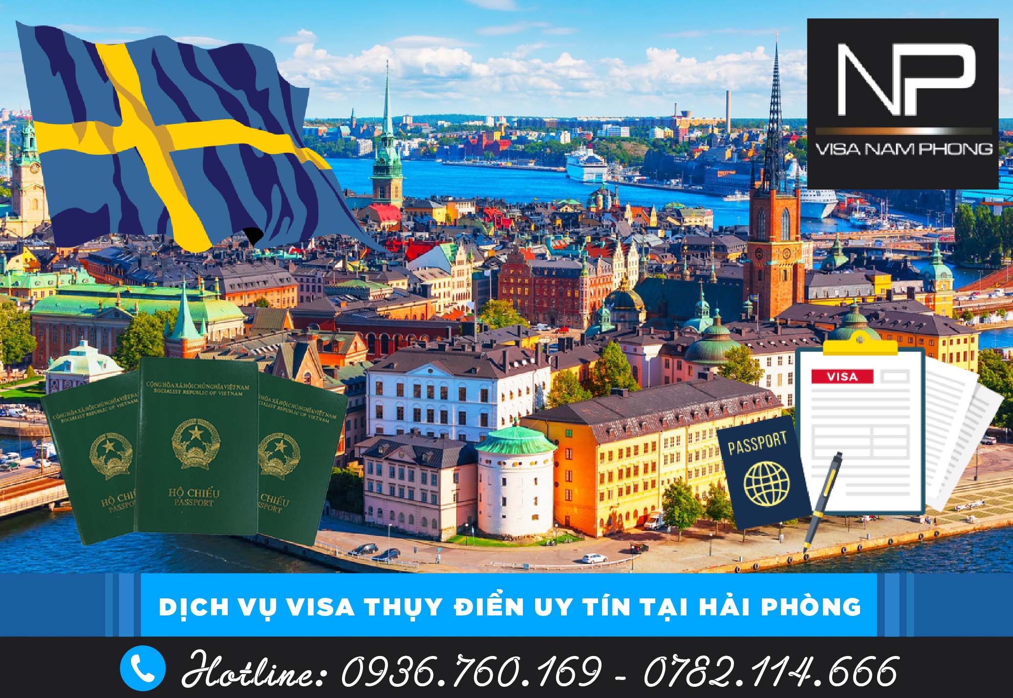Dịch vụ visa Thụy Điển uy tín tại Hải Phòng