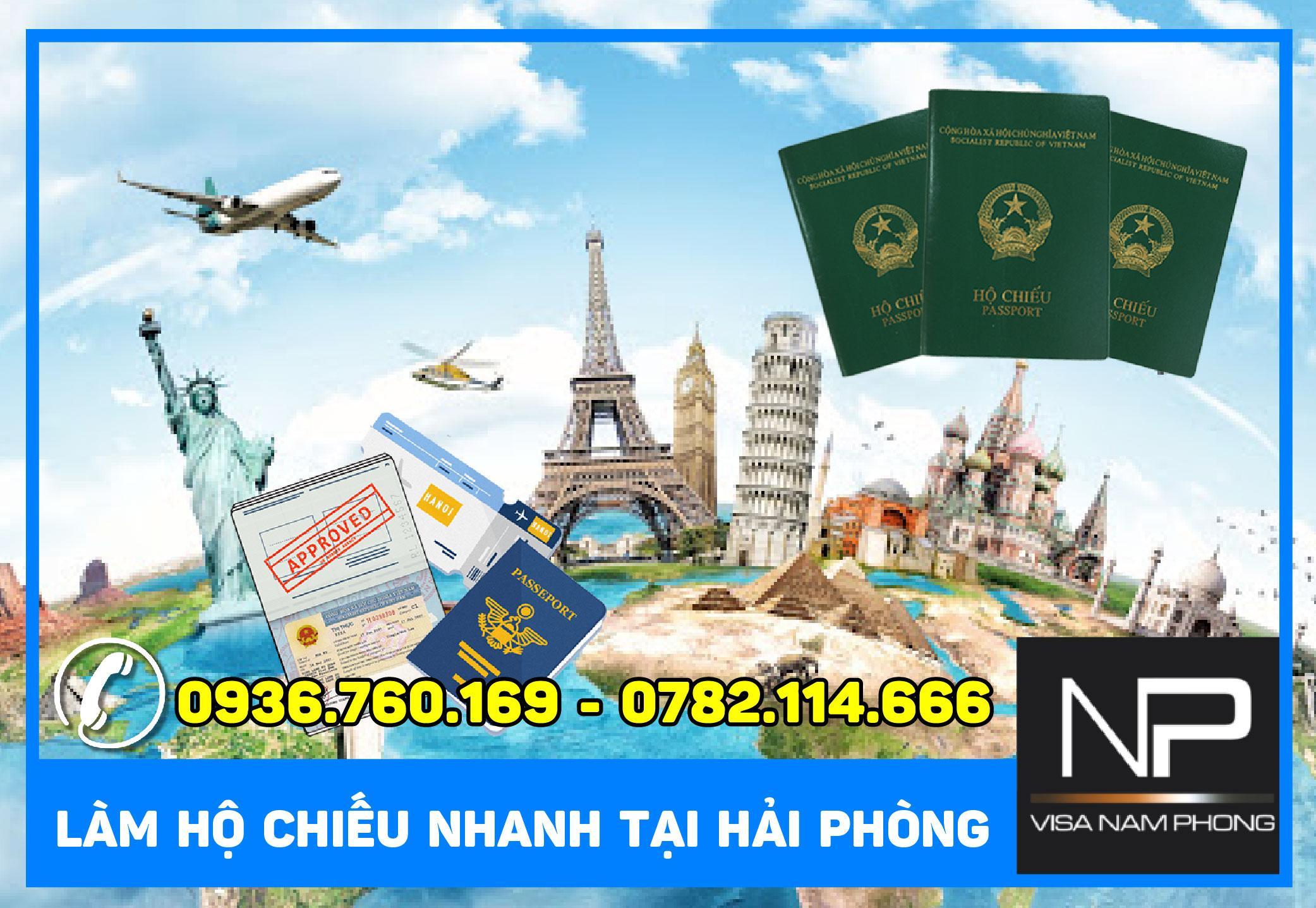 Thủ tục làm hộ chiếu nhanh tại Hải Phòng