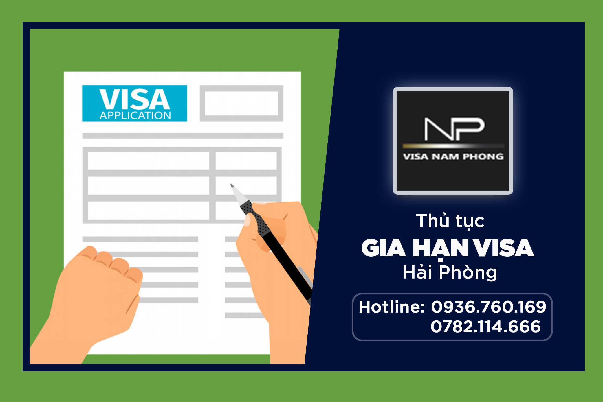 Thủ tục gia hạn visa hải phòng