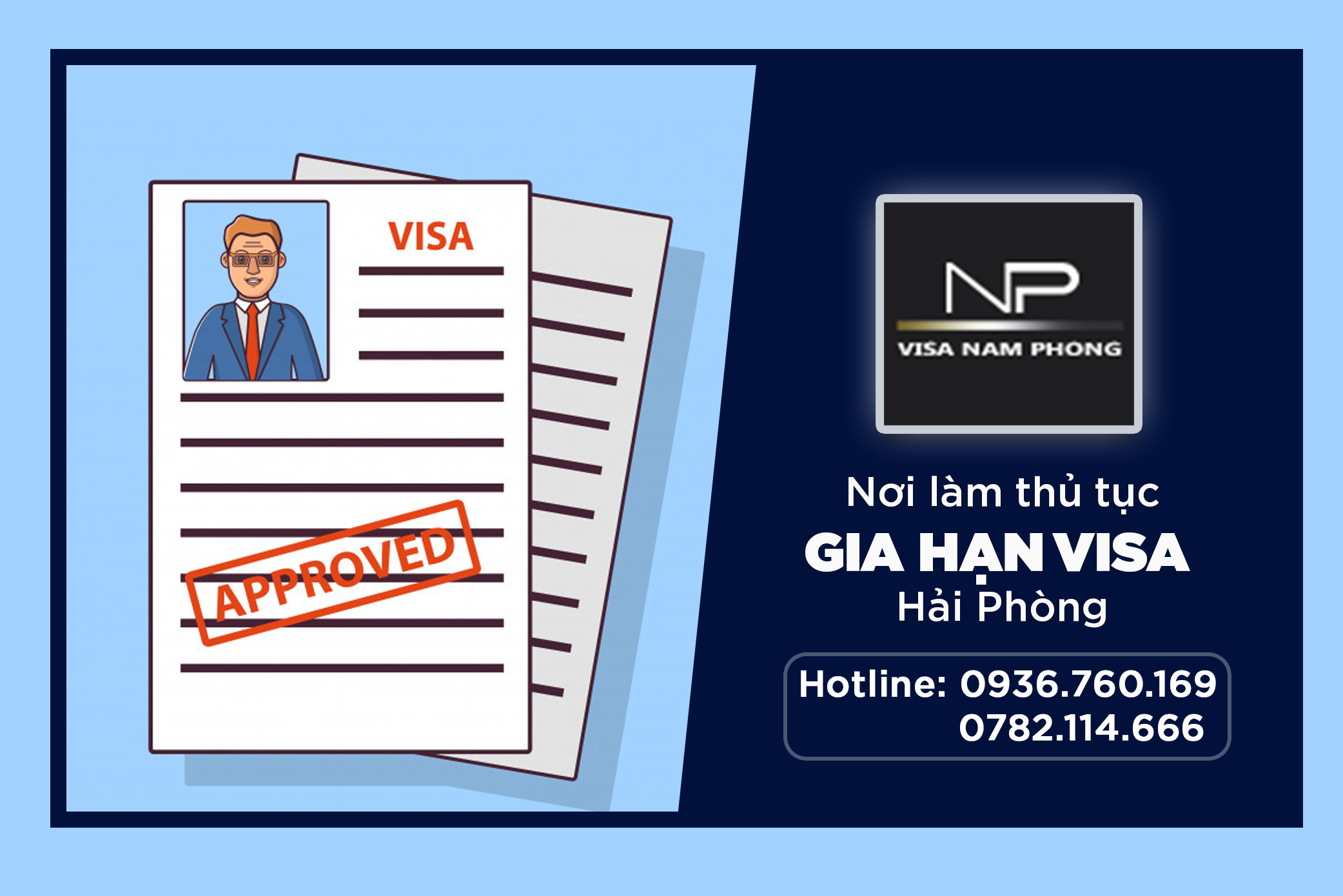 Nơi làm thủ tục gia hạn visa hải phòng