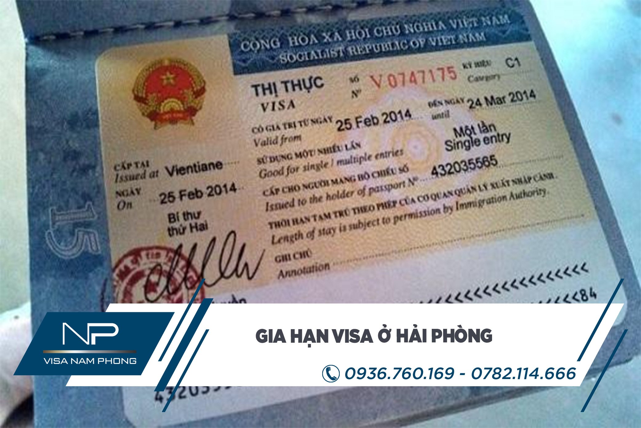 Dịch vụ Gia hạn visa ở Hải Phòng