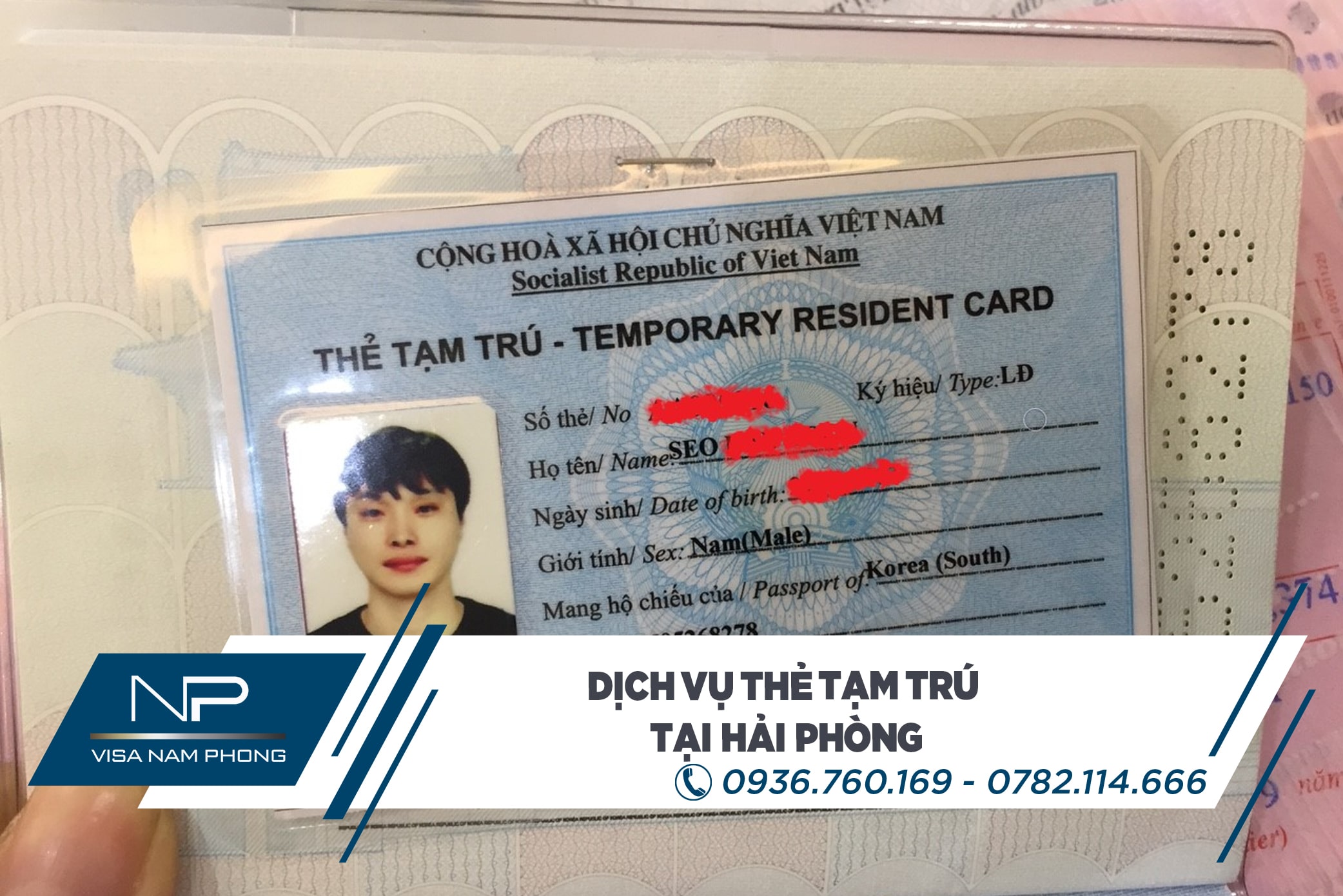 Dịch vụ thẻ tạm trú tại Hải Phòng