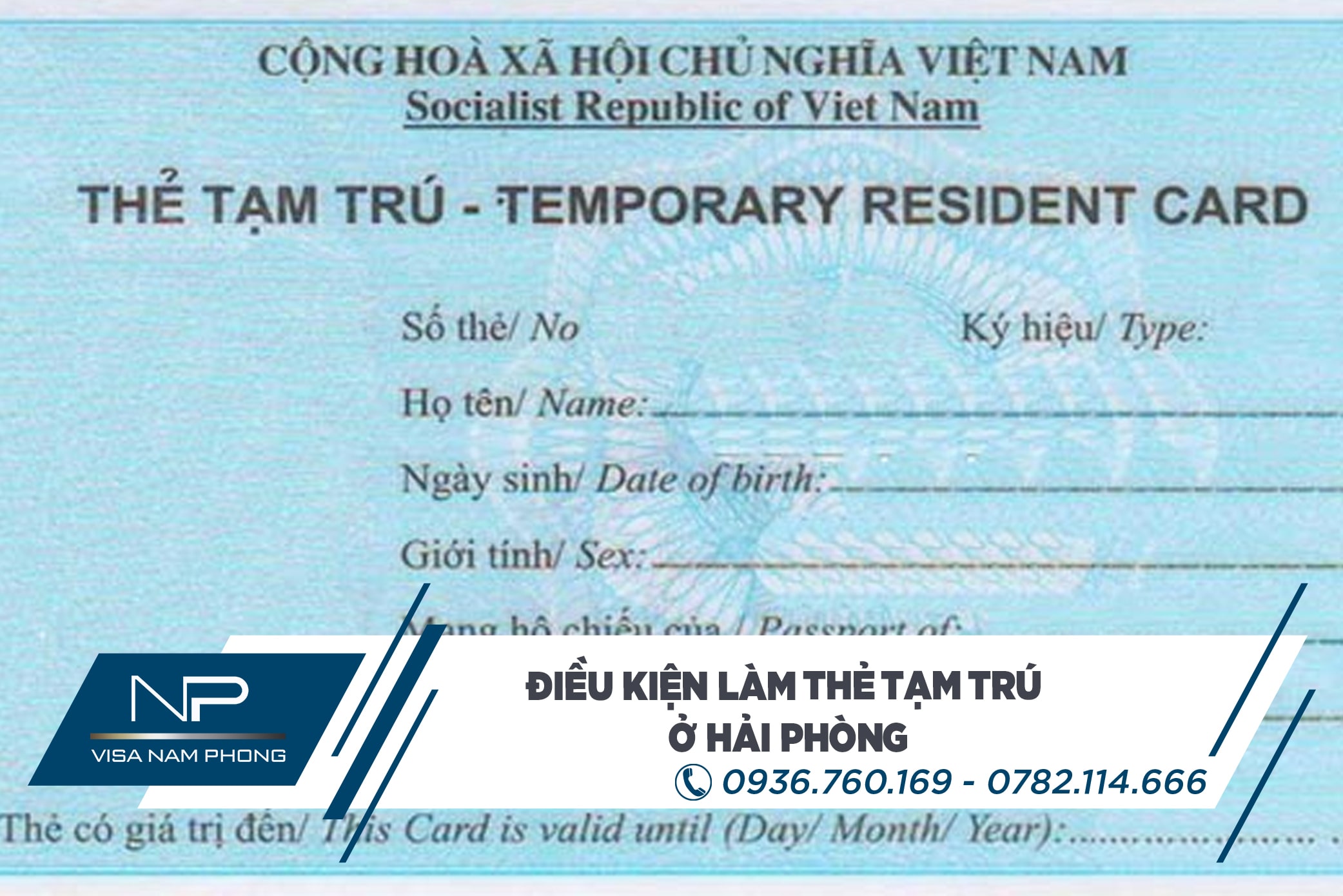 Điều kiện làm Thẻ tạm trú ở Hải Phòng
