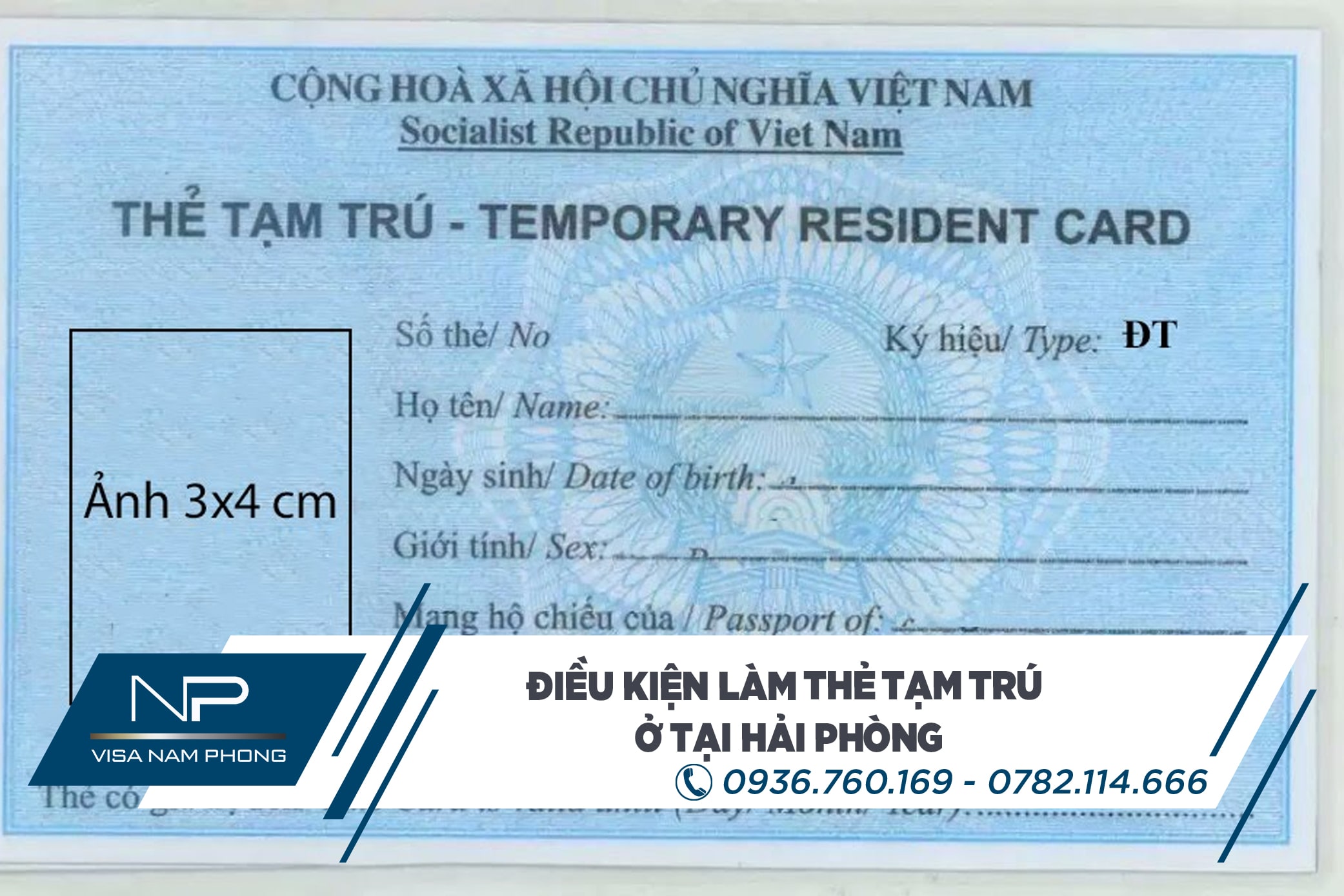 Điều kiện làm Thẻ tạm trú ở tại Hải Phòng
