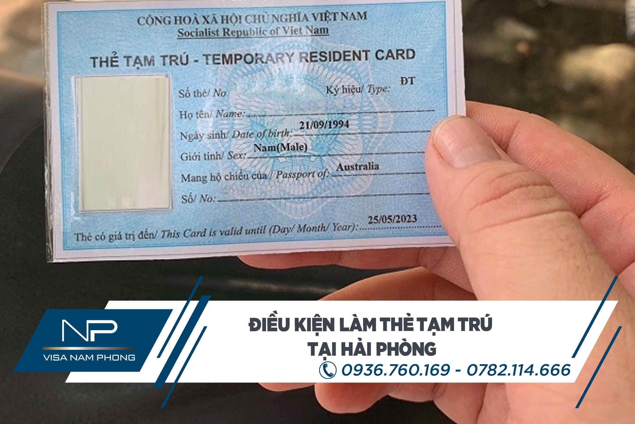 Điều kiện làm Thẻ tạm trú tại Hải Phòng