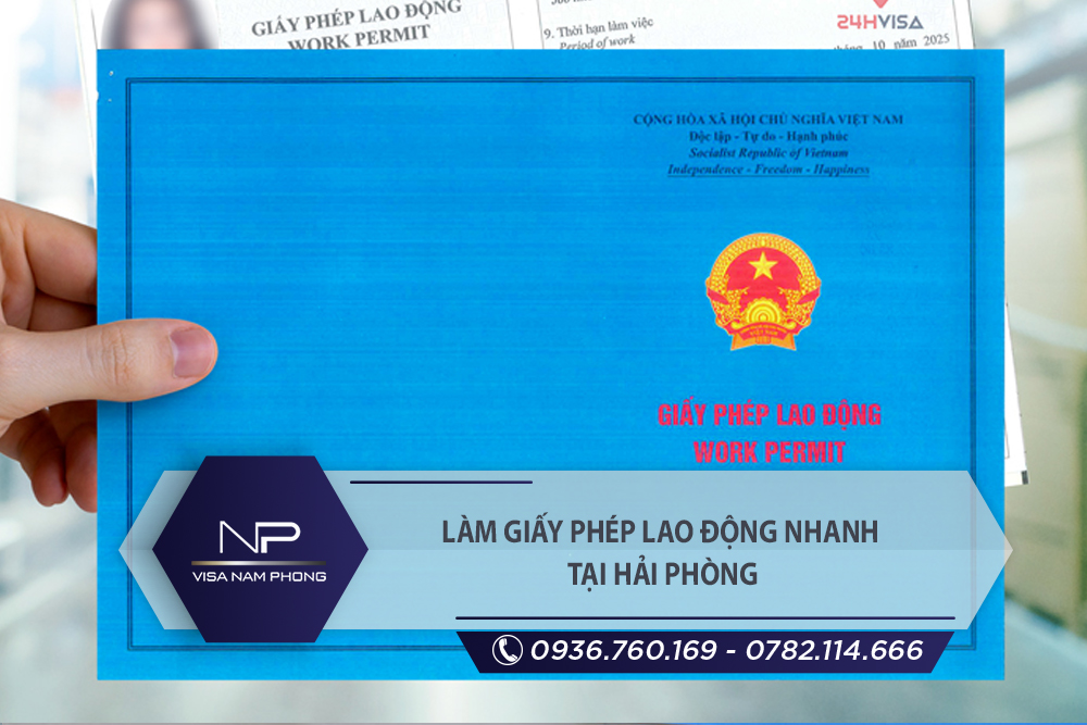 Làm giấy phép lao động nhanh tại Lê Chân Hải Phòng