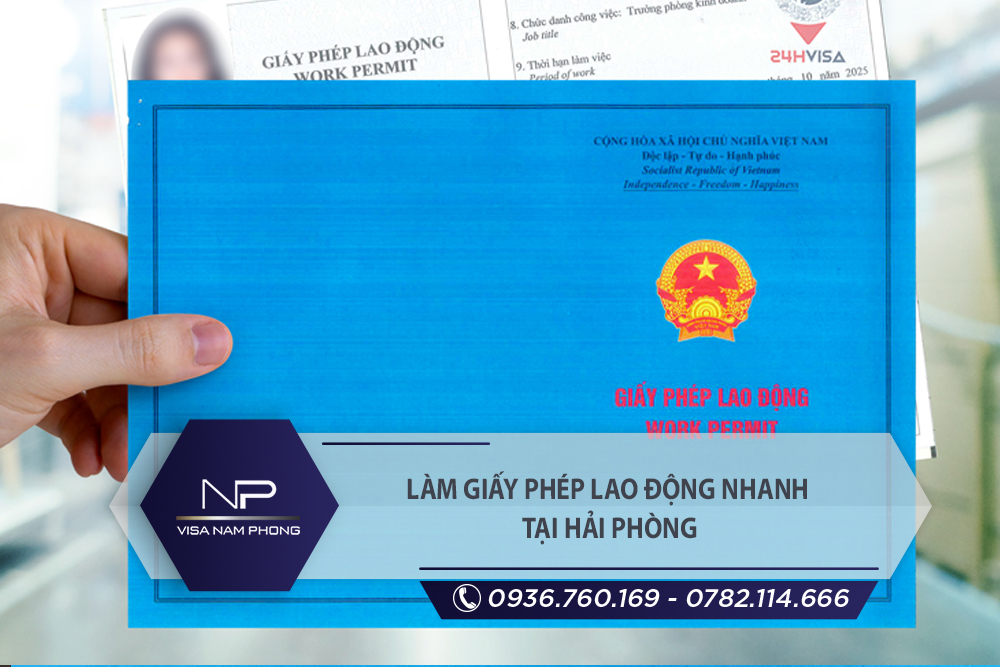 Làm giấy phép lao động nhanh tại Thuỷ Nguyên Hải Phòng