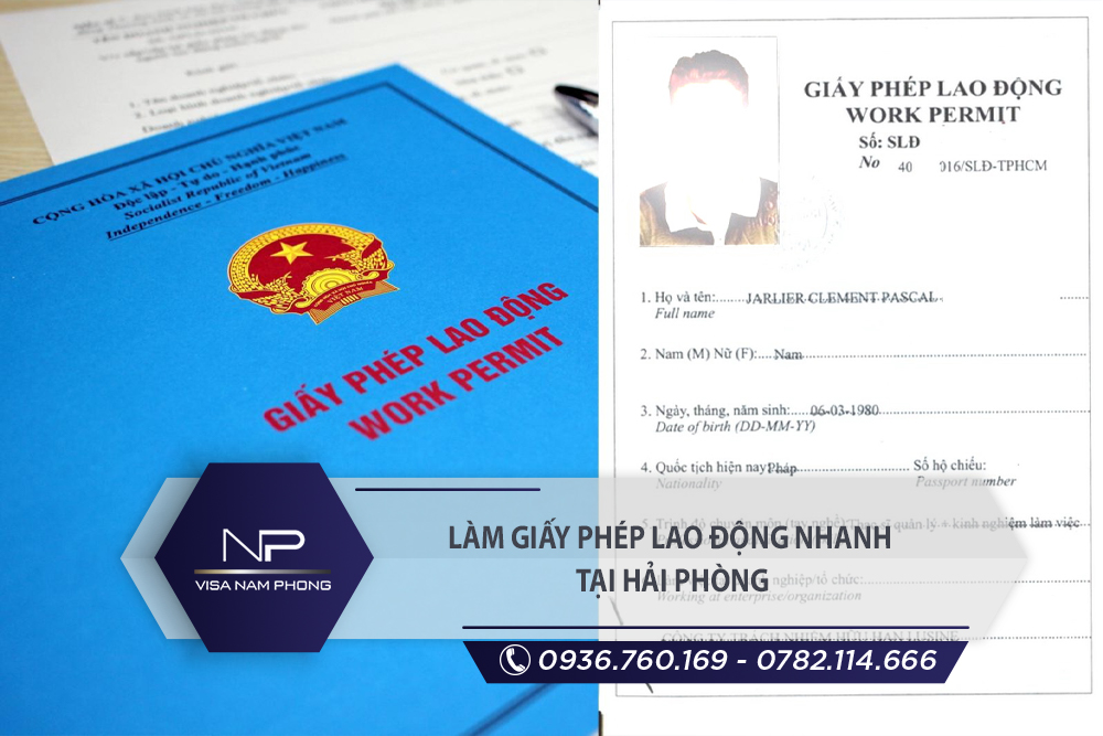 Làm giấy phép lao động nhanh tại Vĩnh Bảo Hải Phòng