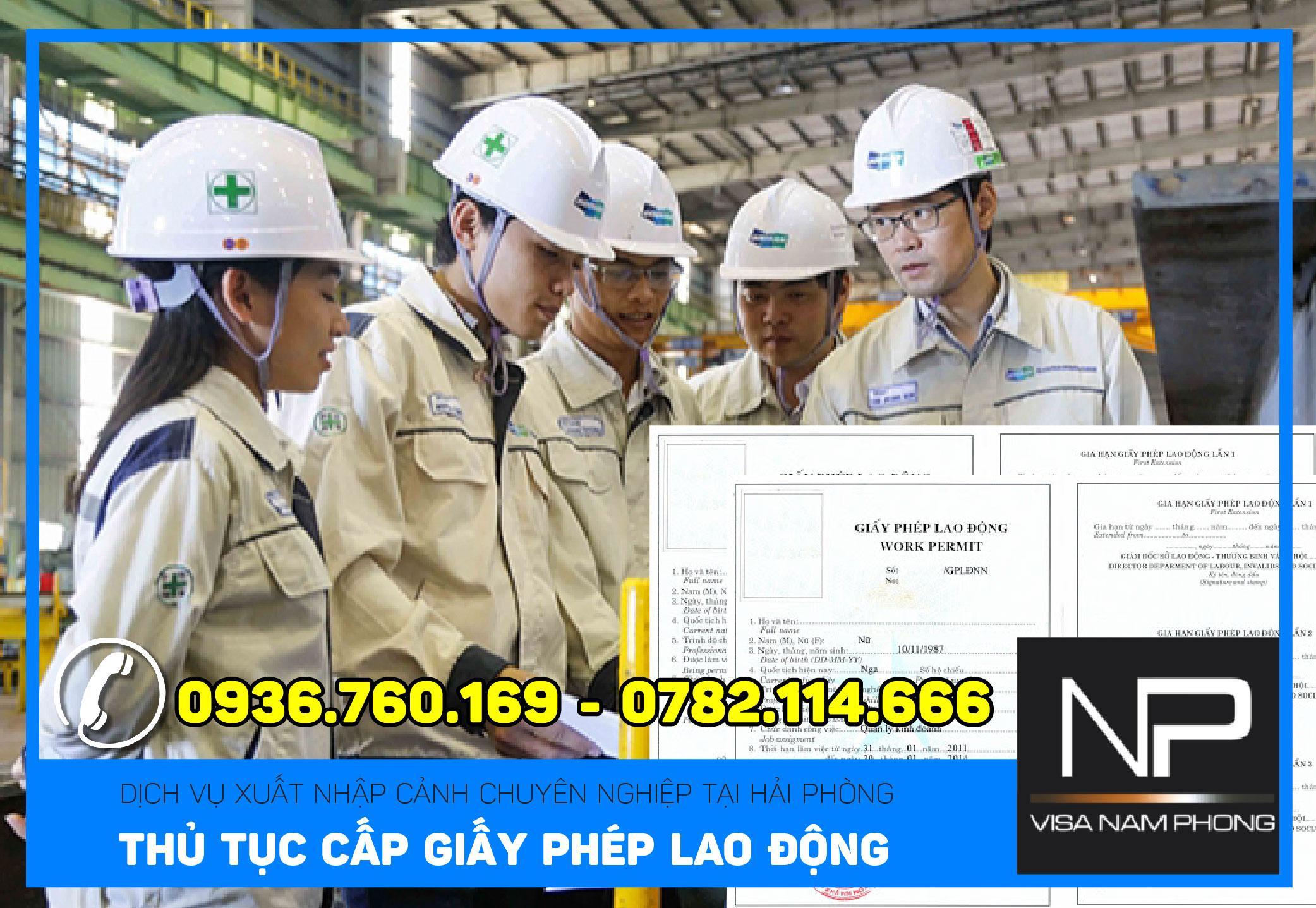 Thủ tục cấp giấy phép lao động tại Hải Phòng