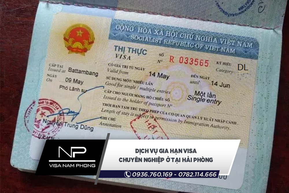 Dịch vụ gia hạn visa chuyên nghiệp ở tại Hải Phòng