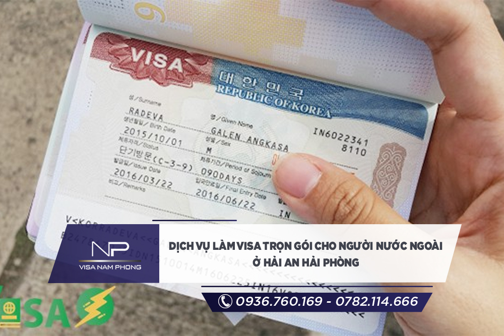dịch vụ Làm visa trọn gói cho người nước ngoài ở Hải An Hải phòng