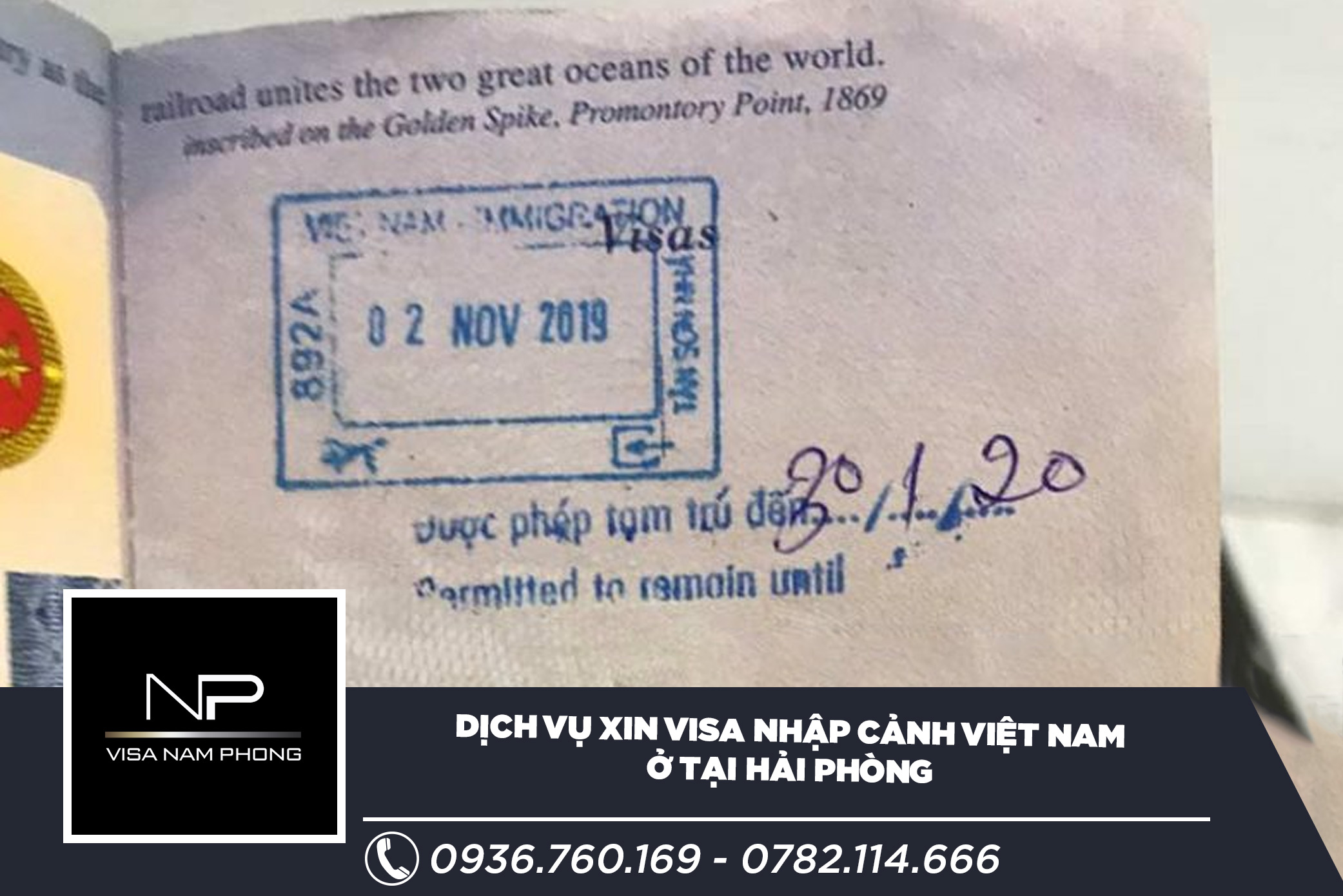 Dịch vụ xin visa nhập cảnh Việt Nam ở tại Hải Phòng