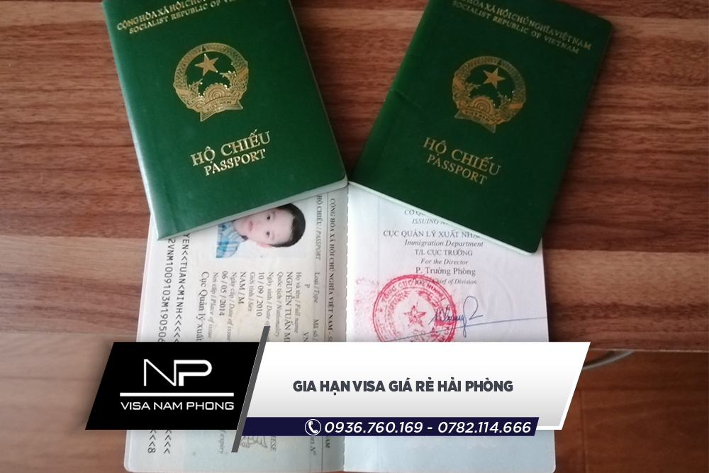 Gia hạn visa giá rẻ Hải Phòng