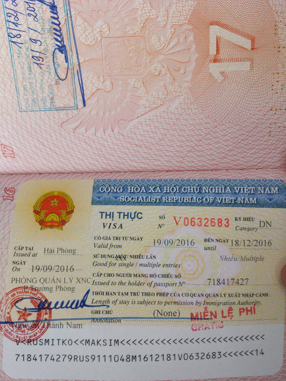 gia hạn visa tại hải phòng