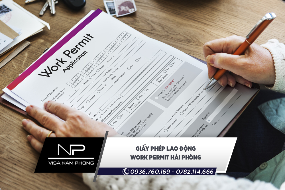 Giấy phép lao động work permit Hải Phòng