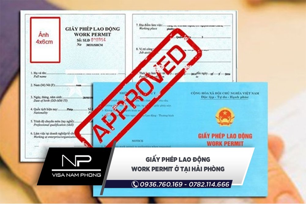Giấy phép lao động work permit ở tại Hải Phòng
