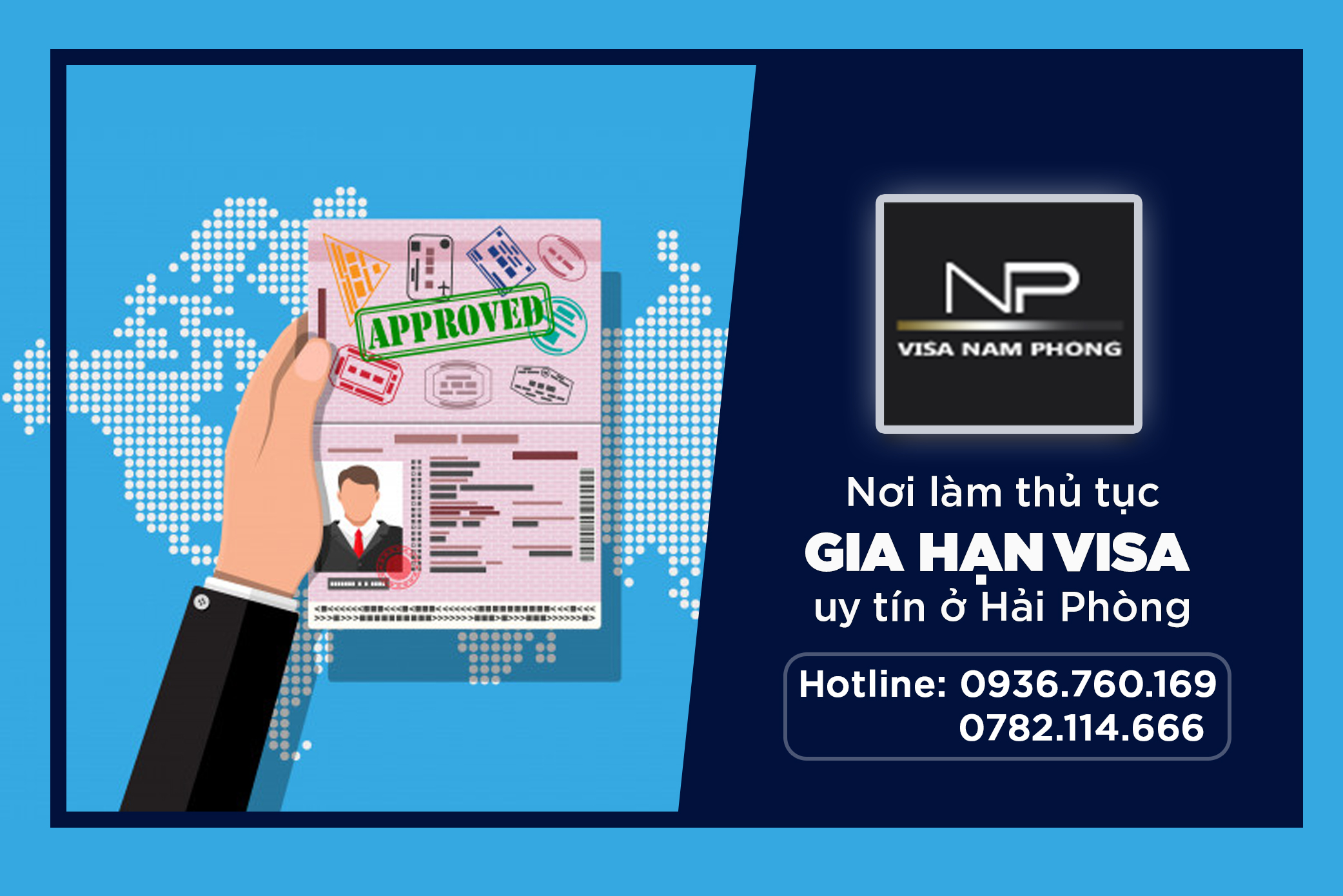 Nơi làm thủ tục gia hạn visa uy tín ở hải phòng