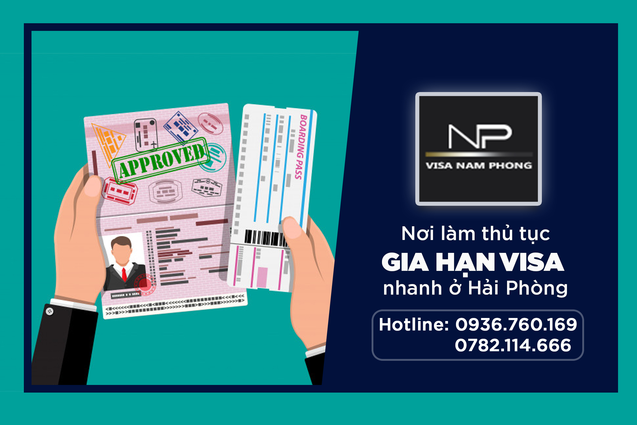 Nơi làm thủ tục gia hạn visa nhanh ở hải phòng
