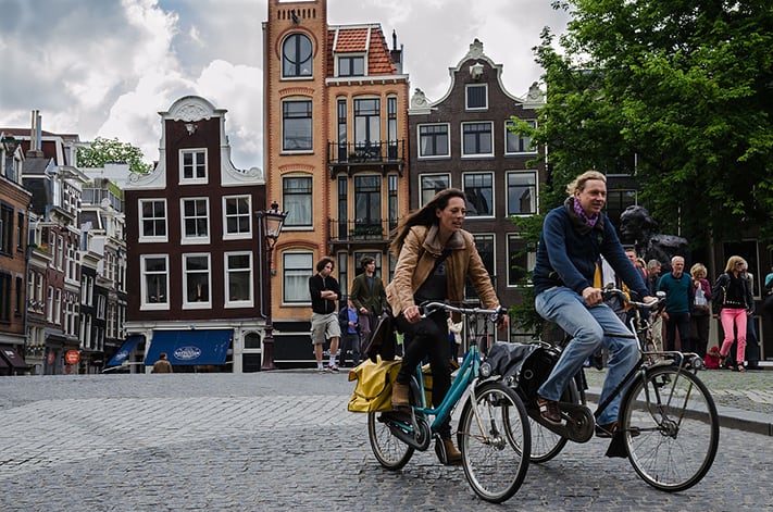 kinh nghiệm du lịch hà lan Amsterdam Cycling 4