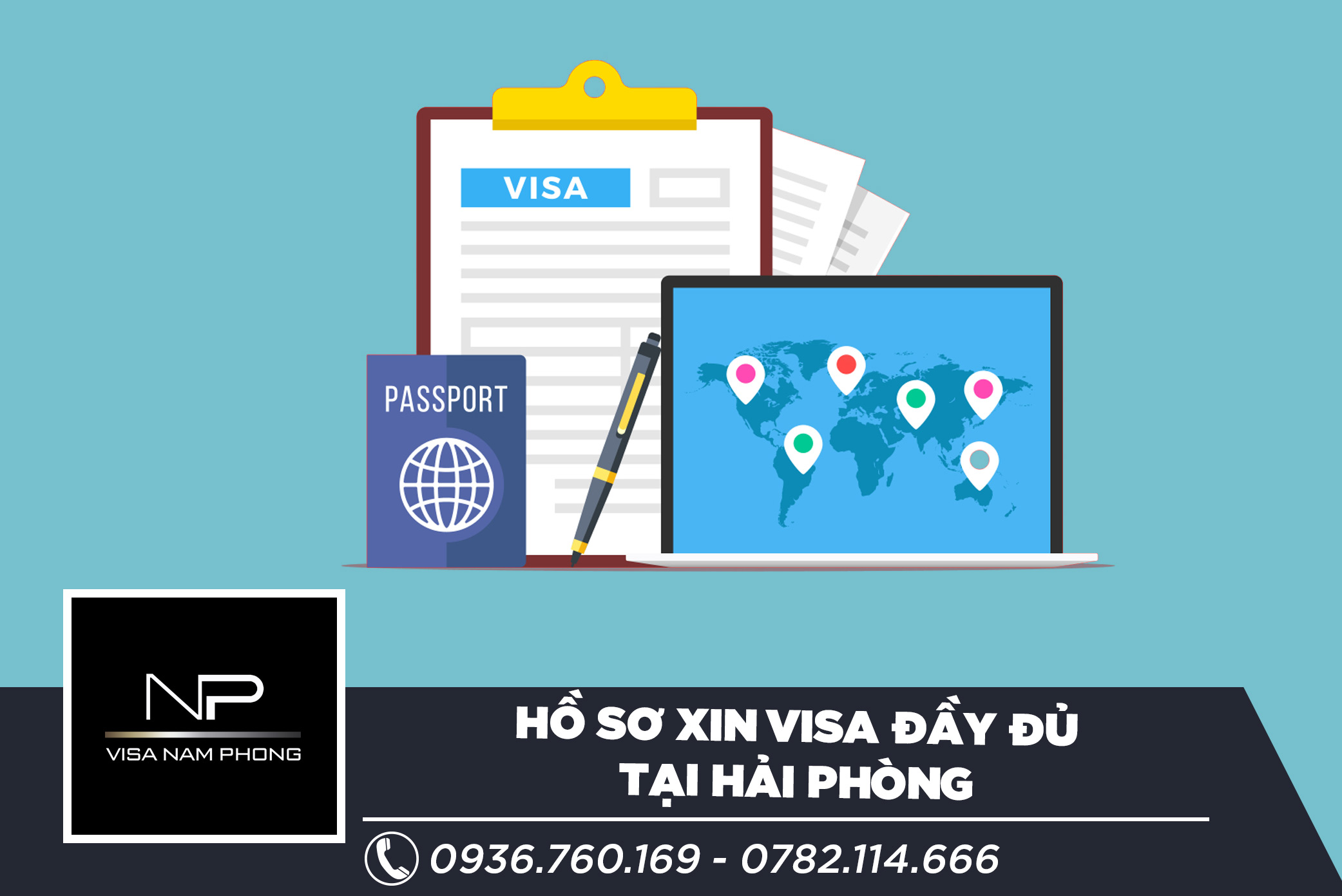 Hồ sơ xin visa đầy đủ tại Hải Phòng