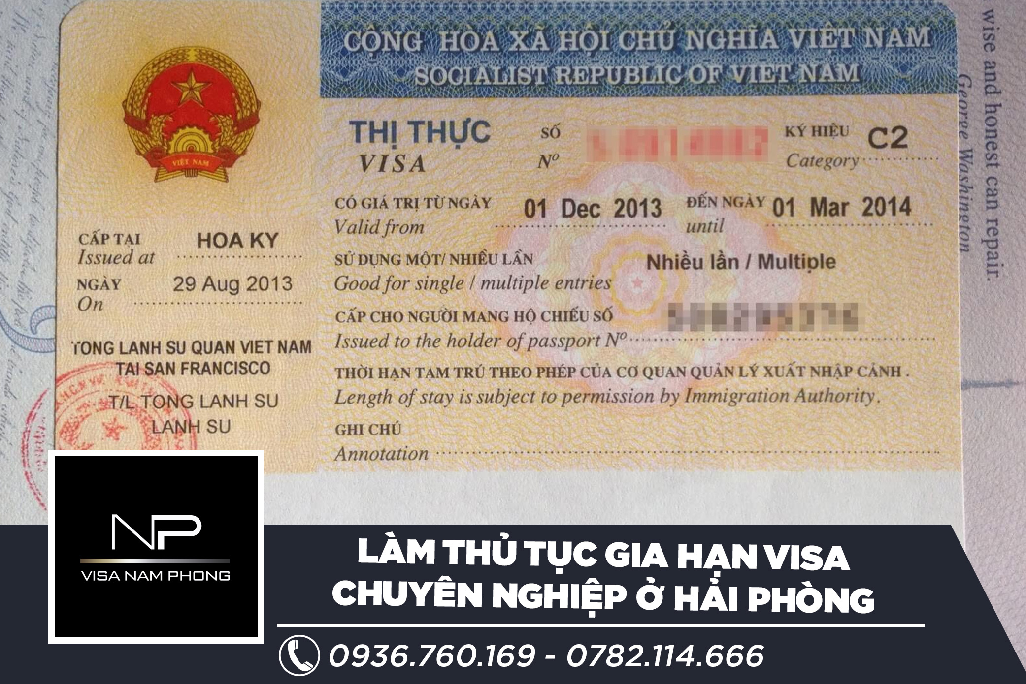 Làm thủ tục gia hạn visa chuyên nghiệp ở hải phòng