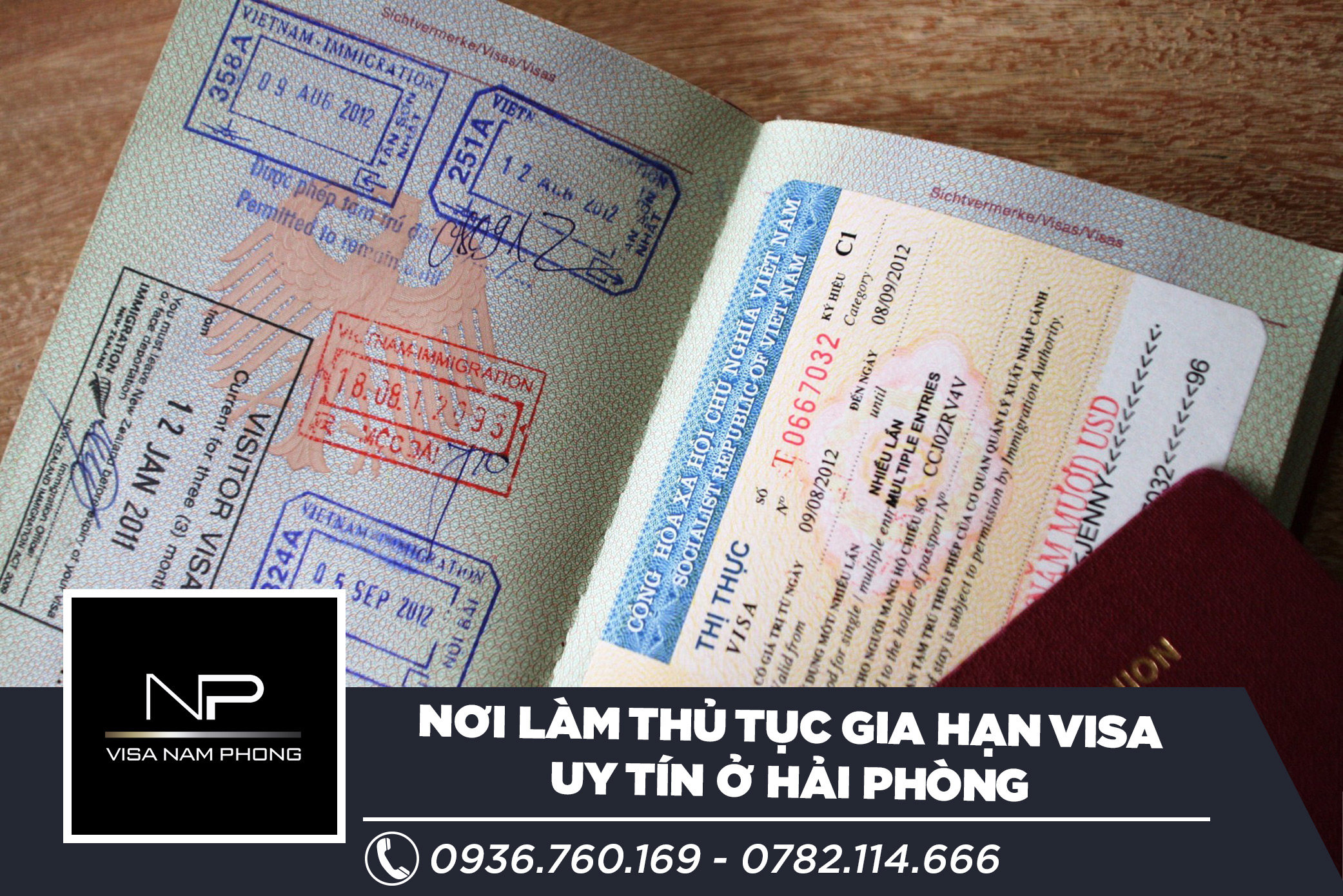 Nơi làm thủ tục gia hạn visa uy tín ở hải phòng