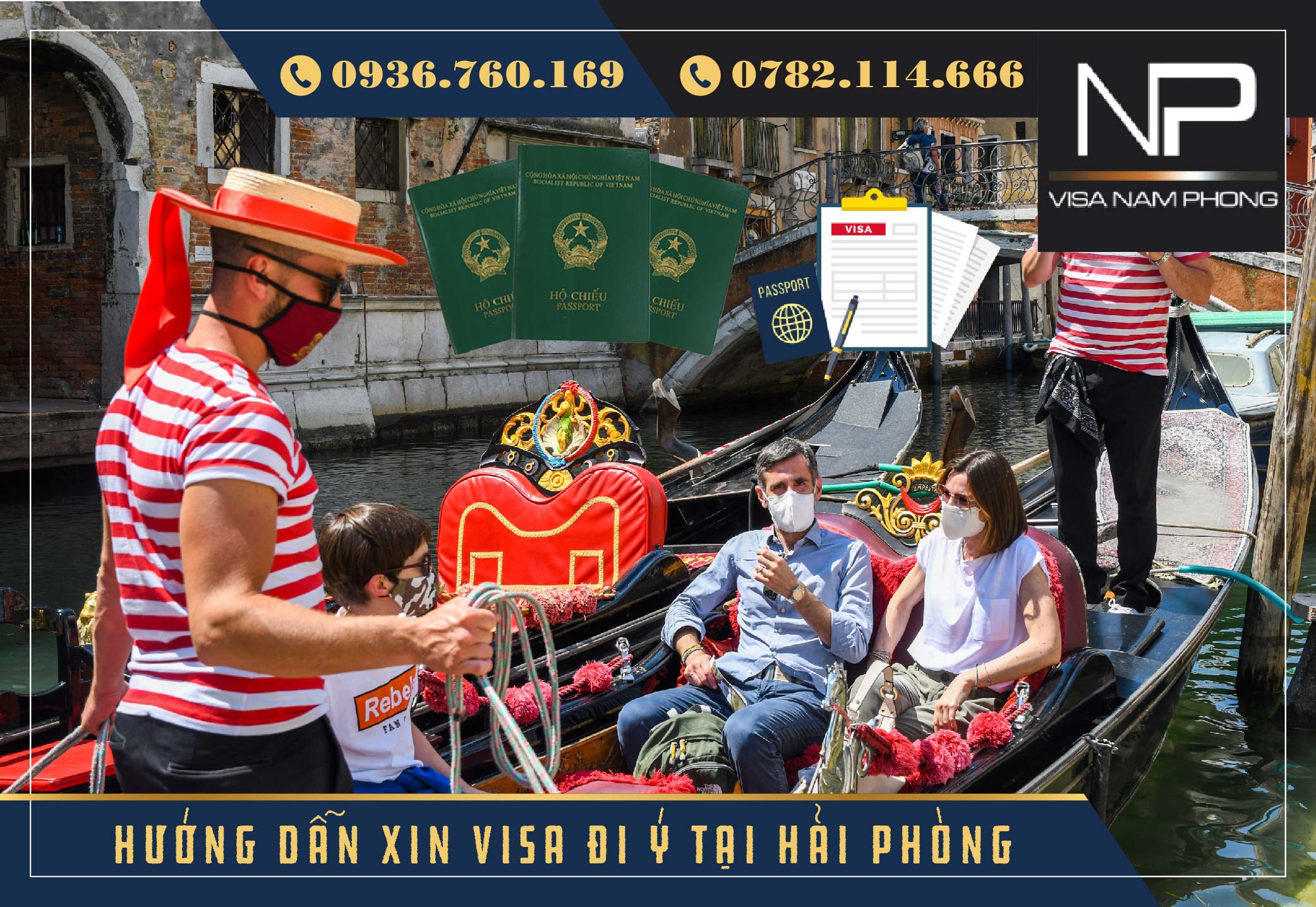 Hướng dẫn xin visa đi Ý tại Hải Phòng