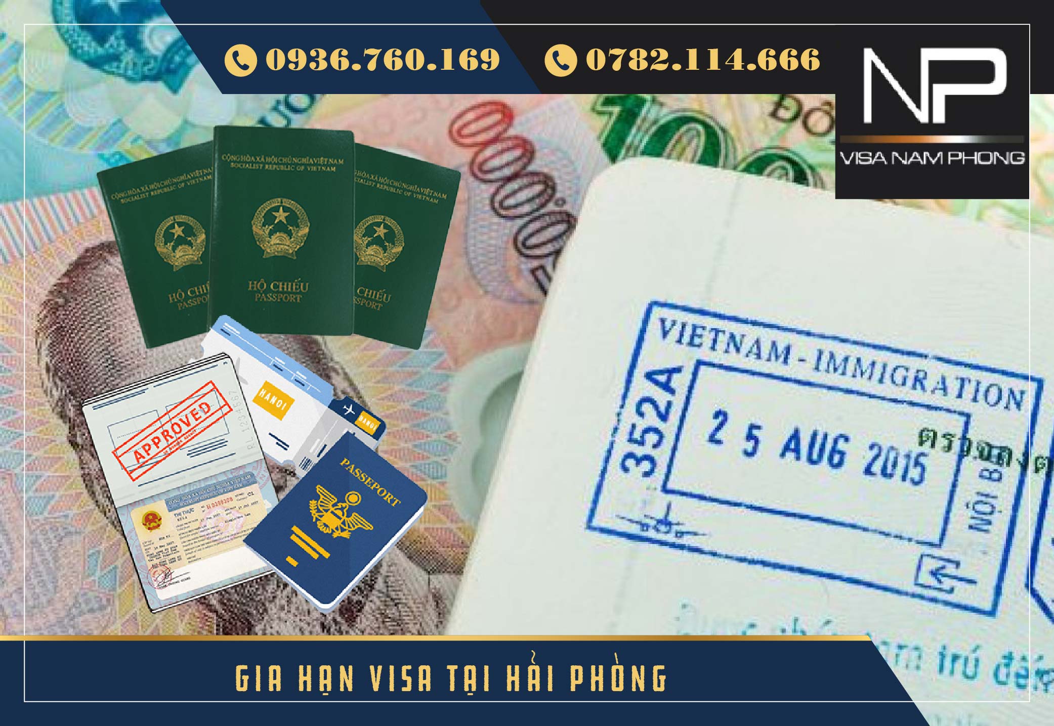 Gia hạn visa tại hải phòng