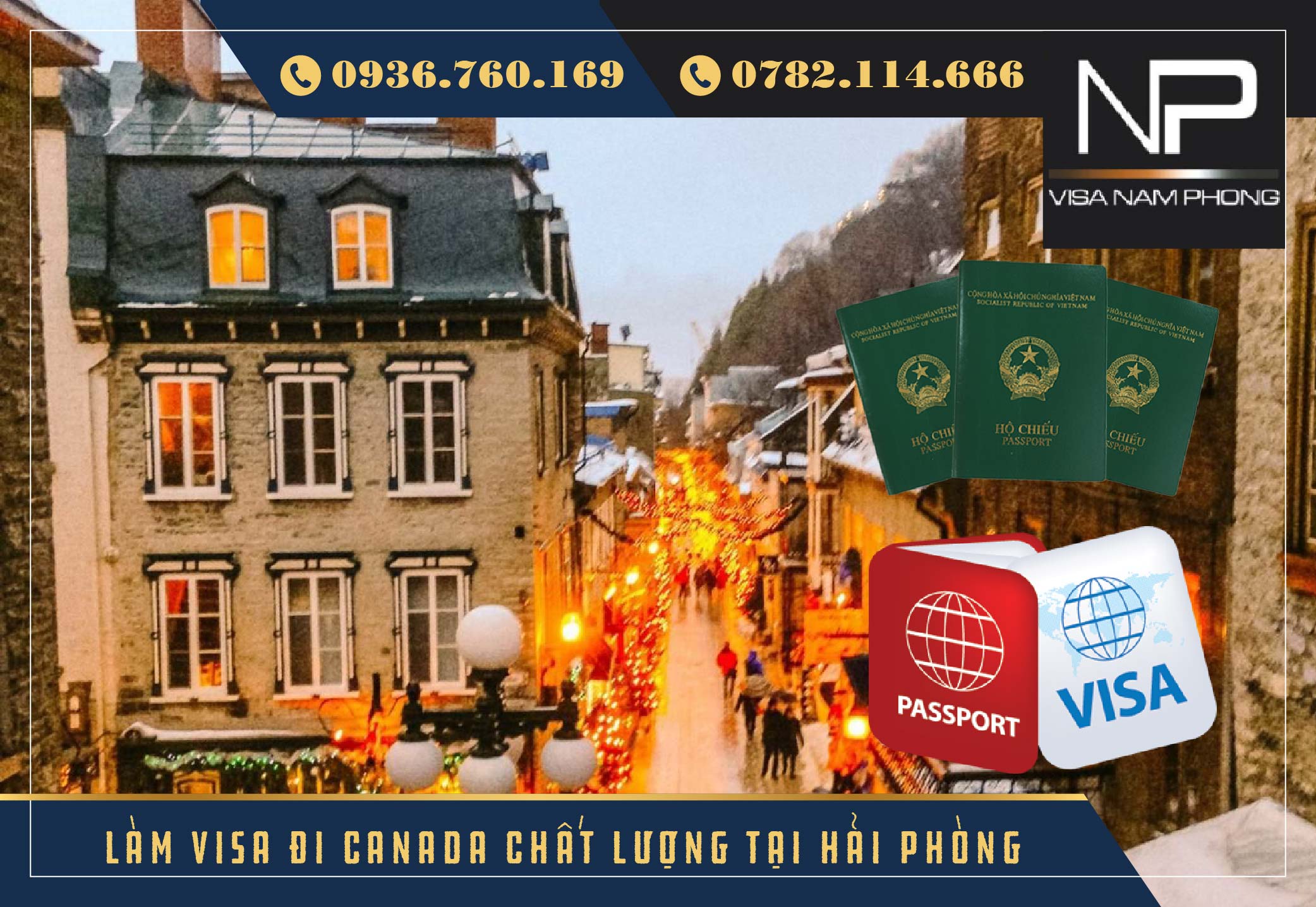 Làm visa đi Canada chất lượng tại Hải Phòng
