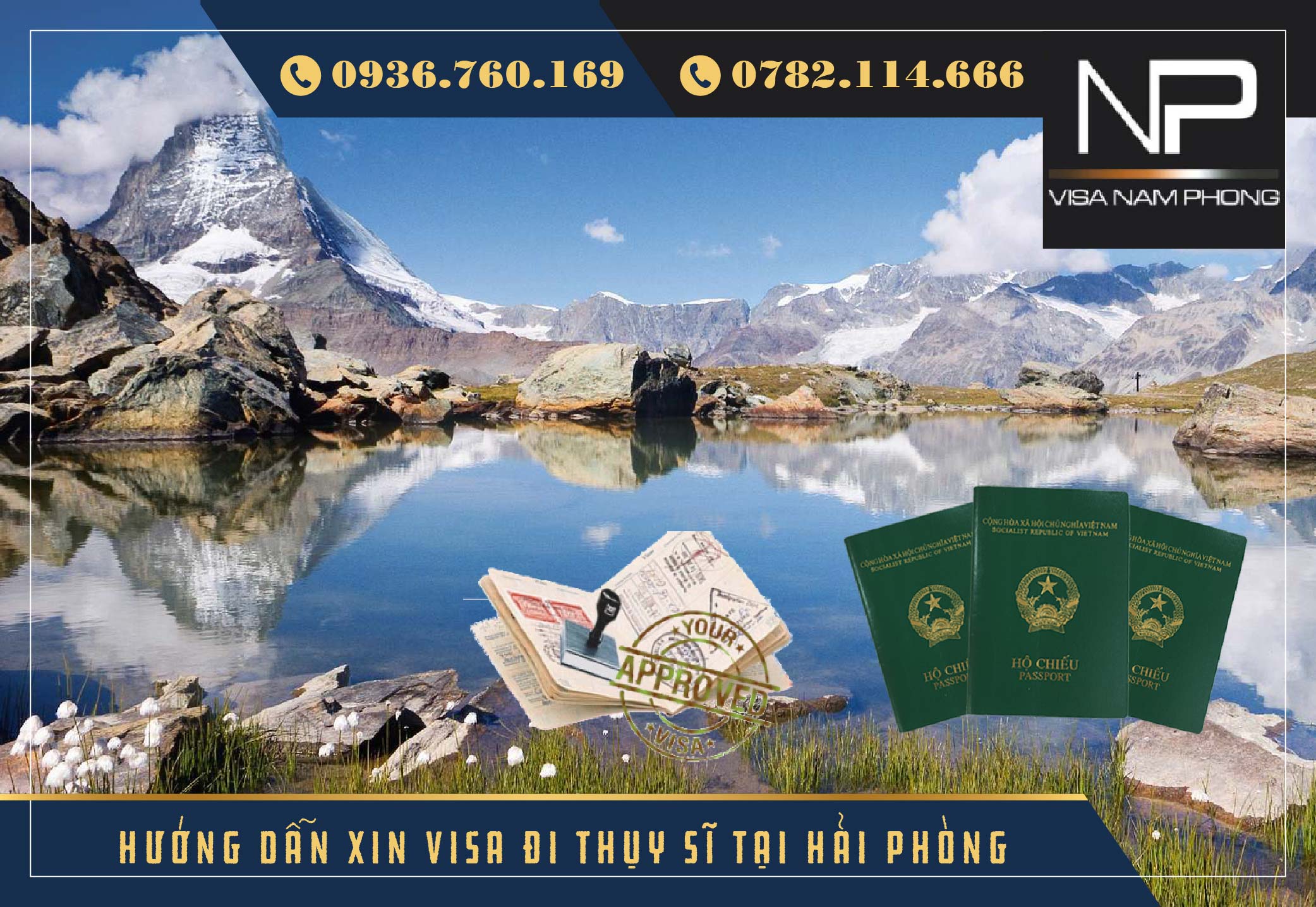 Hướng dẫn xin visa đi Thụy Sĩ tại Hải Phòng