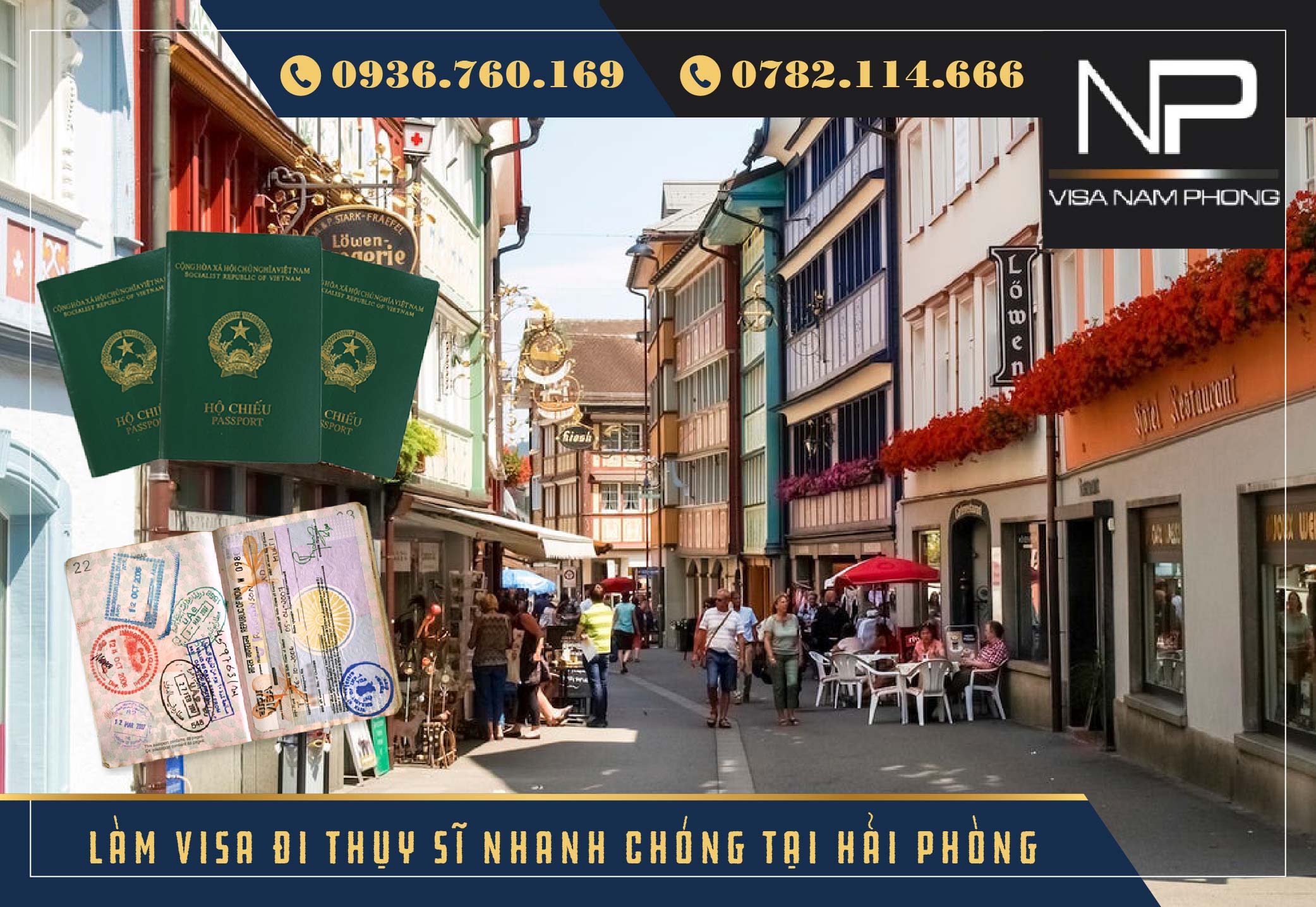 Làm visa đi Thụy Sĩ nhanh chóng tại Hải Phòng
