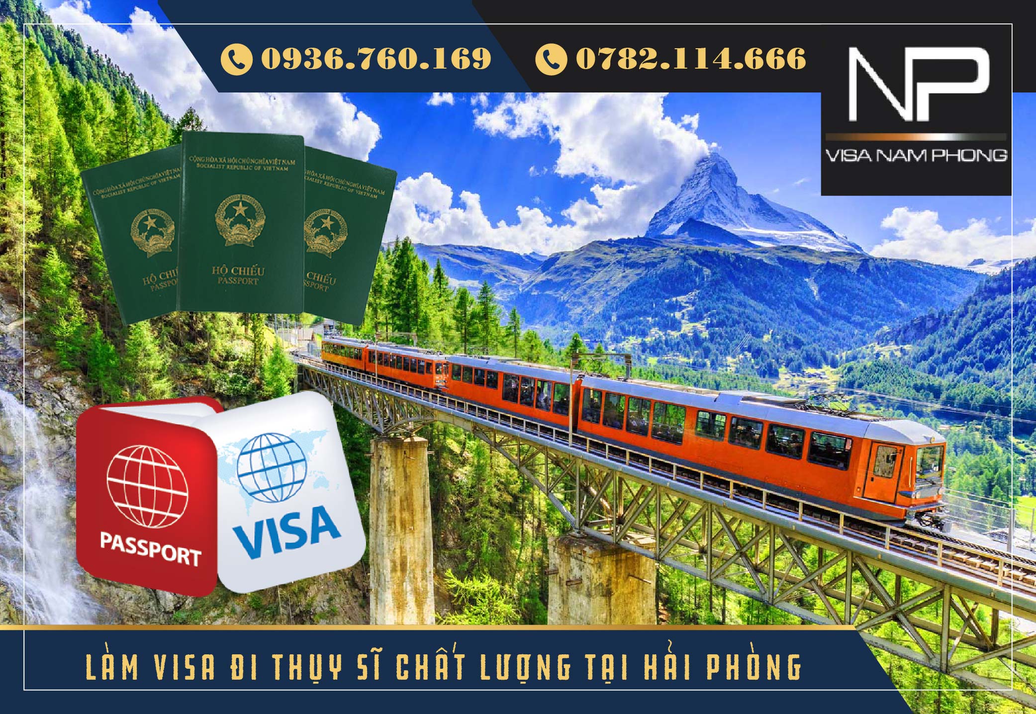 Làm visa đi Thụy Sĩ chất lượng tại Hải Phòng