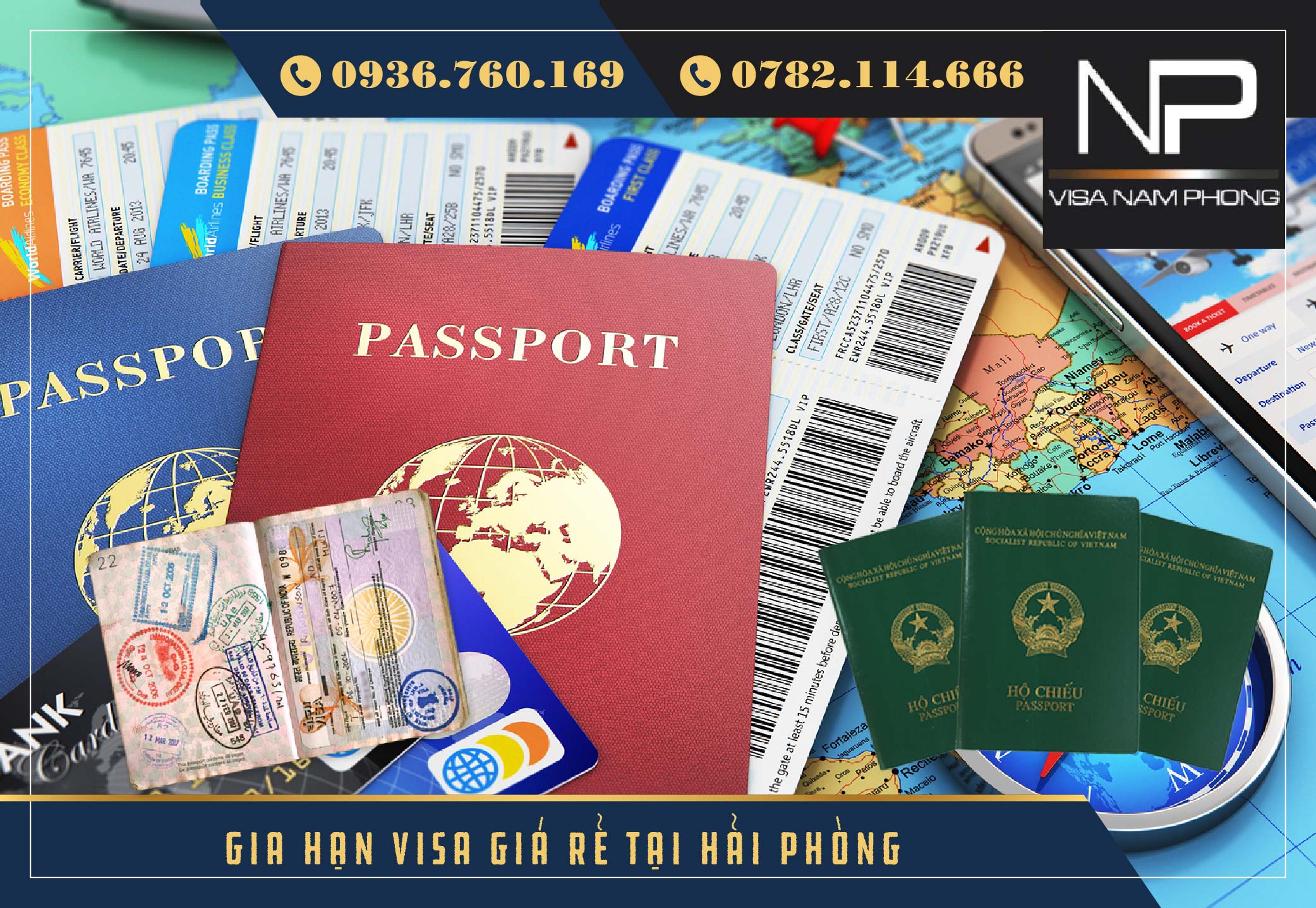 Gia hạn visa giá rẻ tại hải phòng