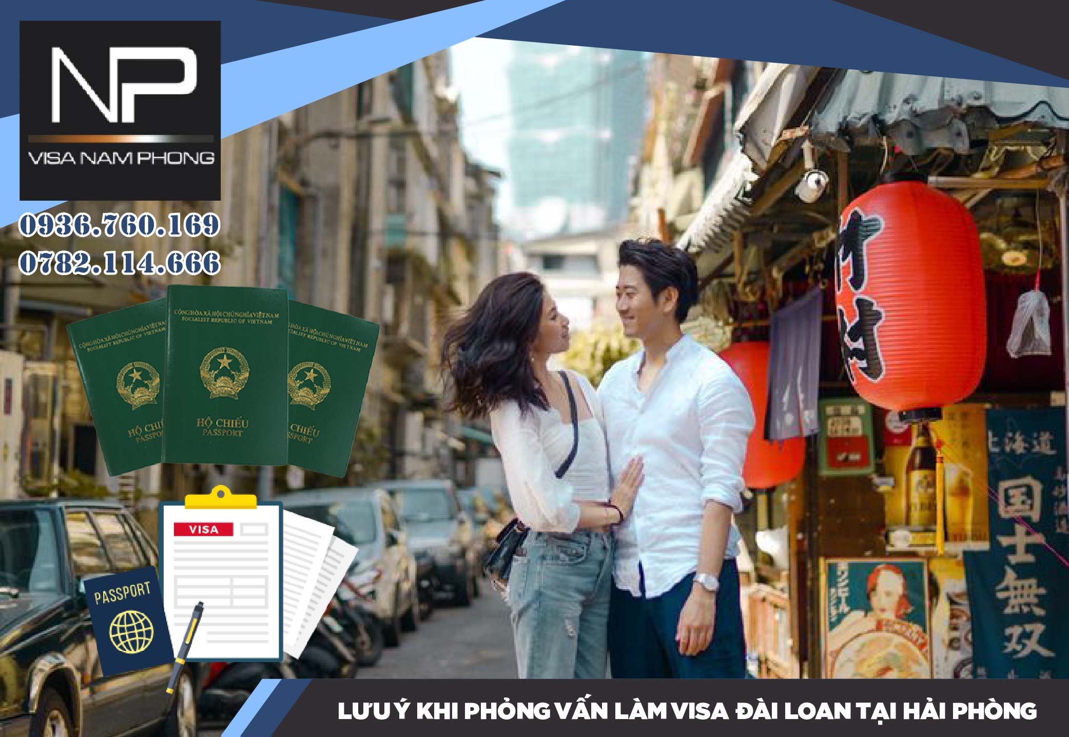 Lưu ý khi phỏng vấn làm visa Đài Loan tại Hải Phòng