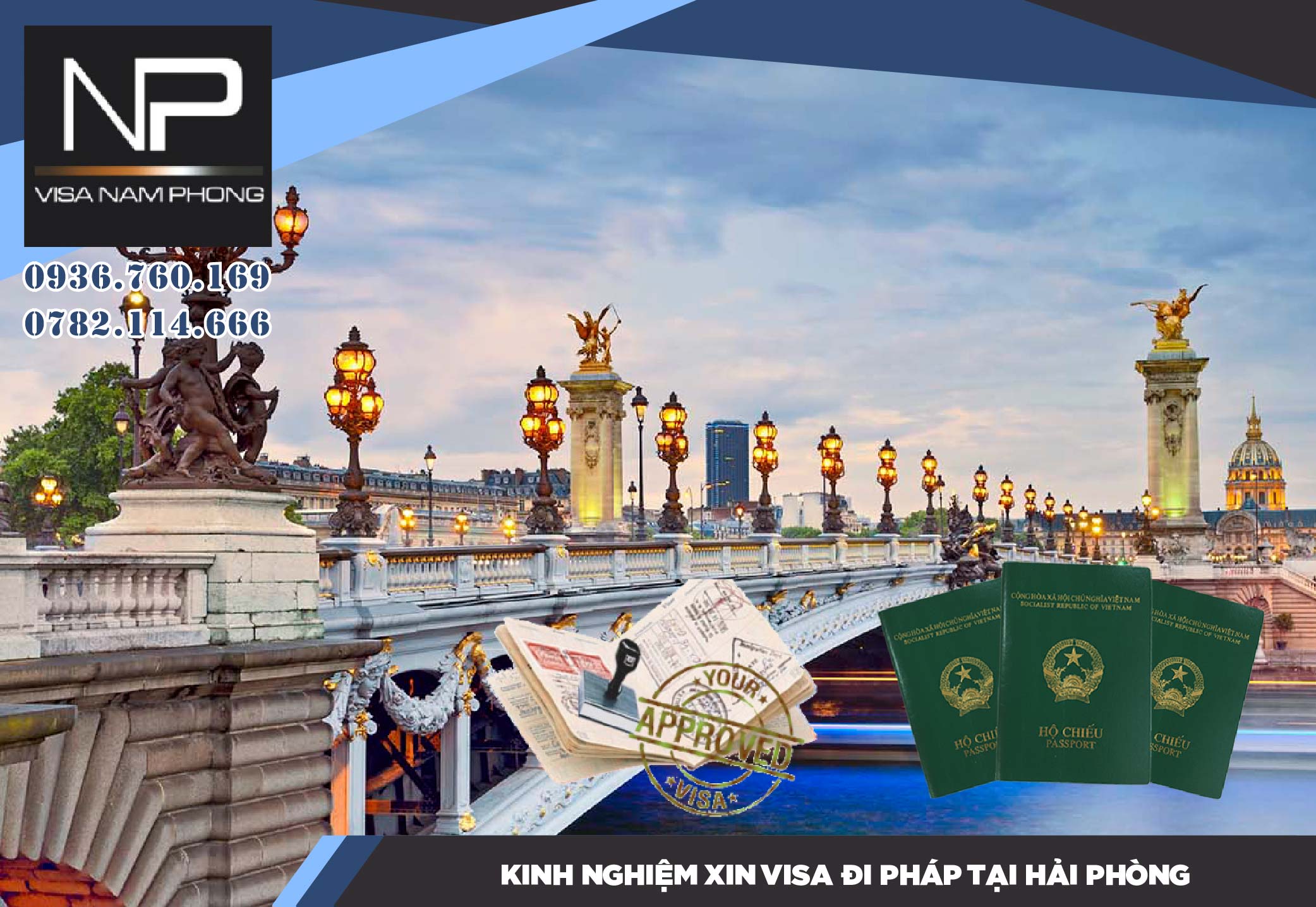 Kinh nghiệm xin visa đi Pháp tại Hải Phòng